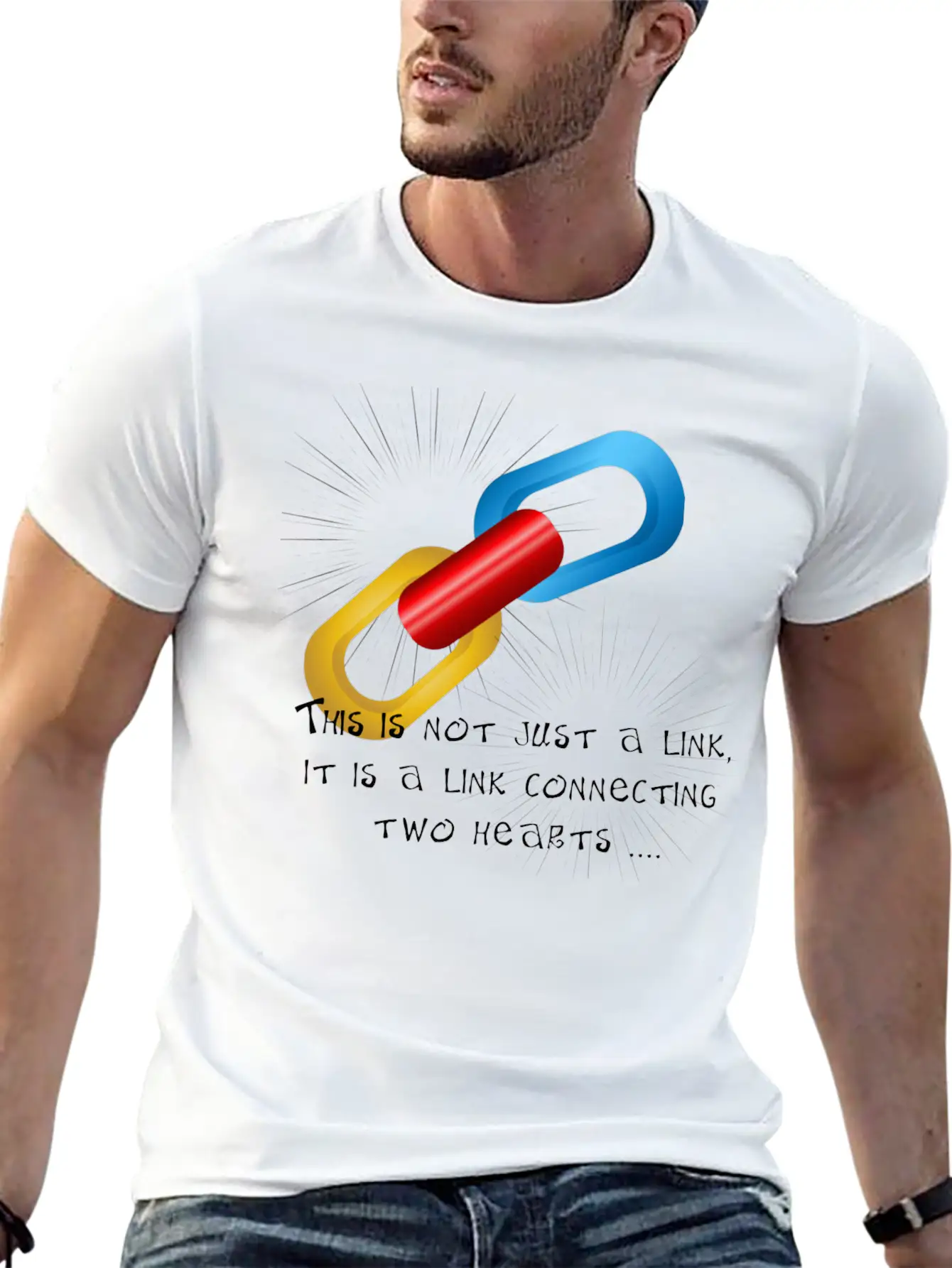 Love Link Two Unisex Casual T-Shirt – Clean Design For Daily Comfort