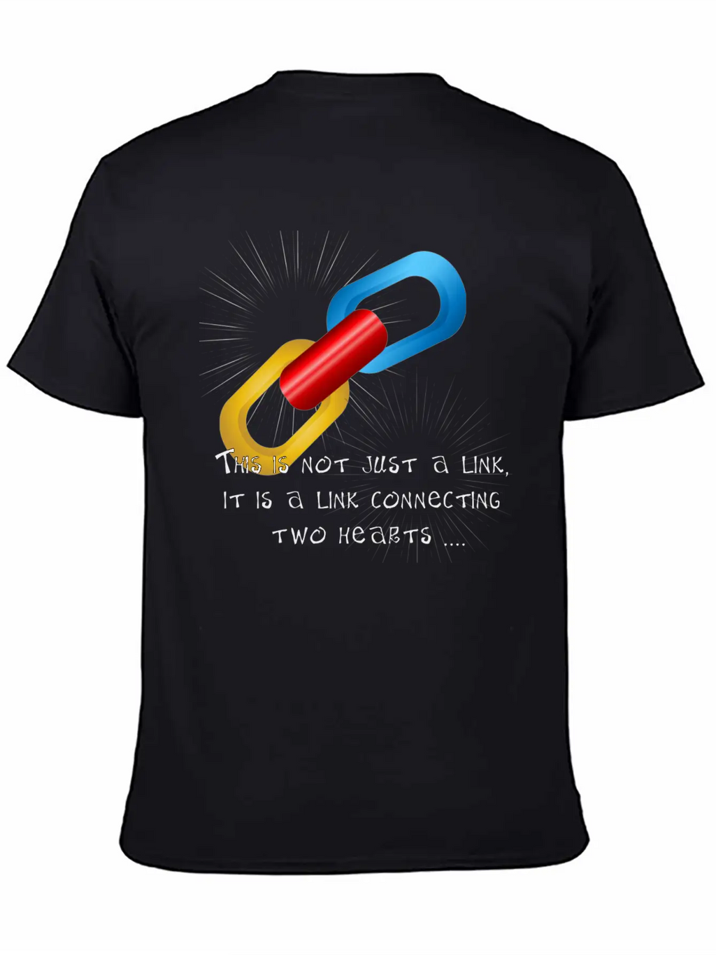 Love Link Two Unisex Casual T-Shirt – Clean Design For Daily Comfort