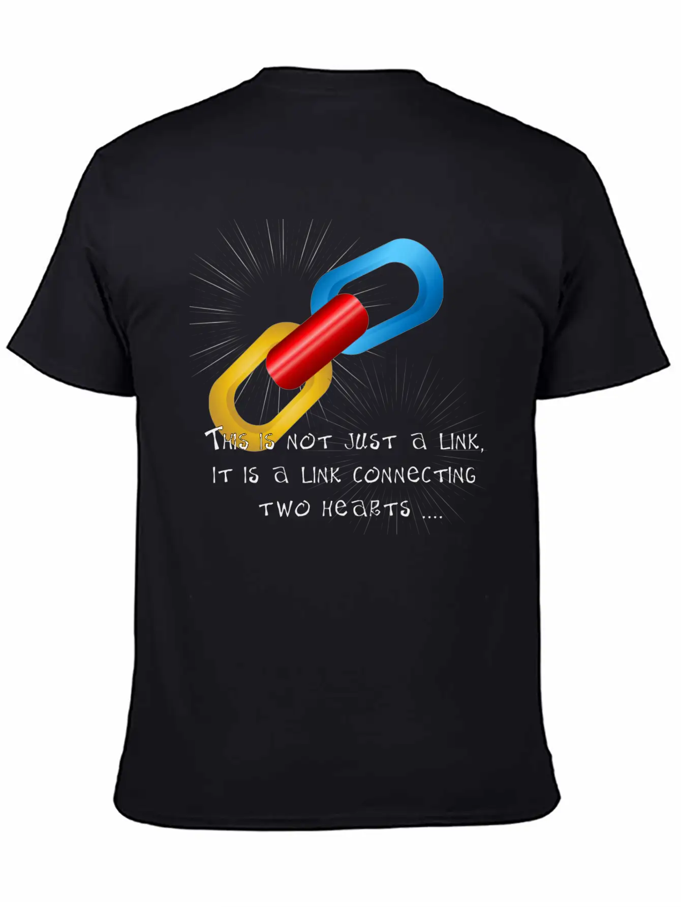 Love Link Two Unisex Casual T-Shirt – Clean Design For Daily Comfort