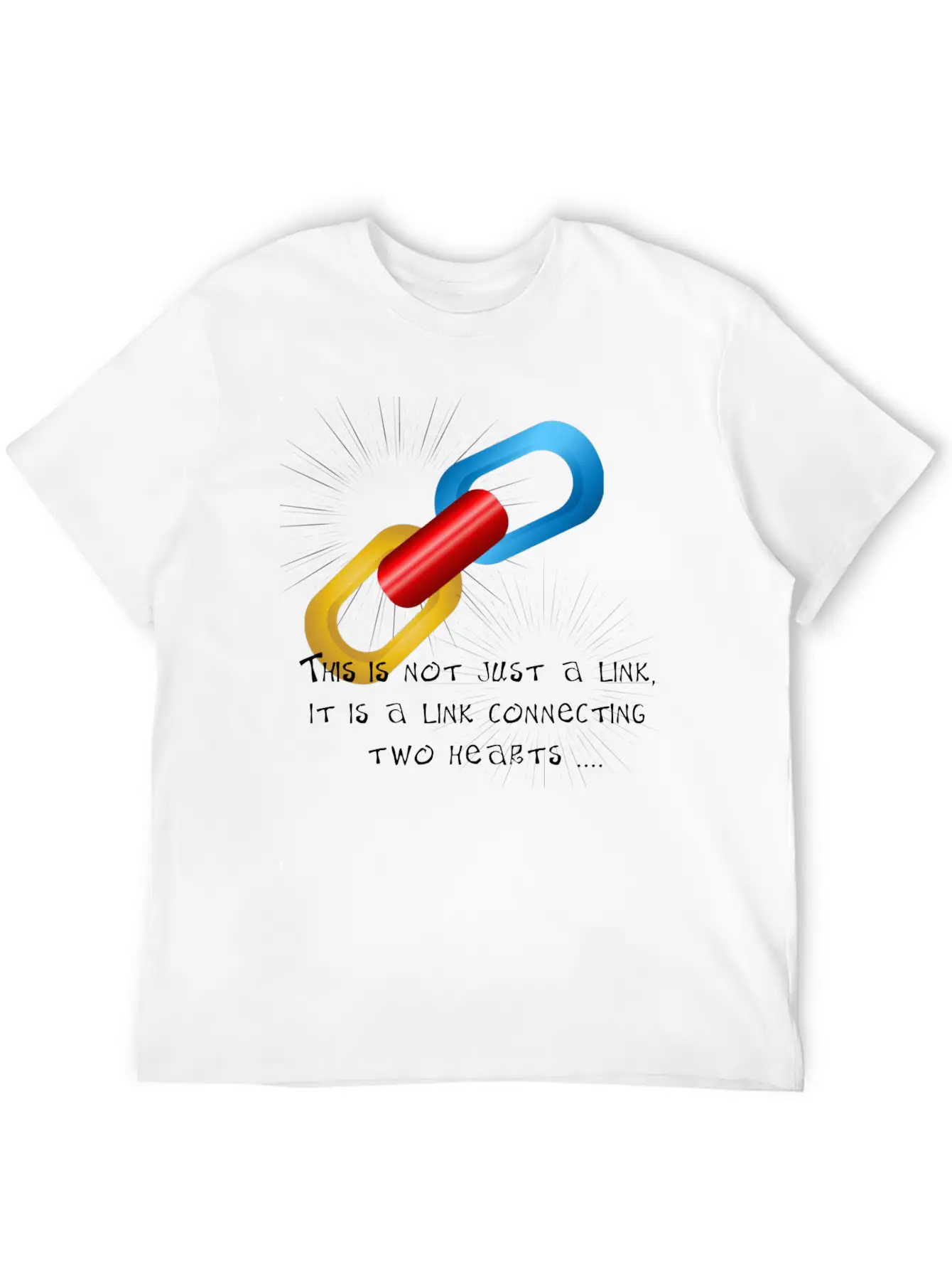 Love Link Two Unisex Casual T-Shirt – Clean Design For Daily Comfort