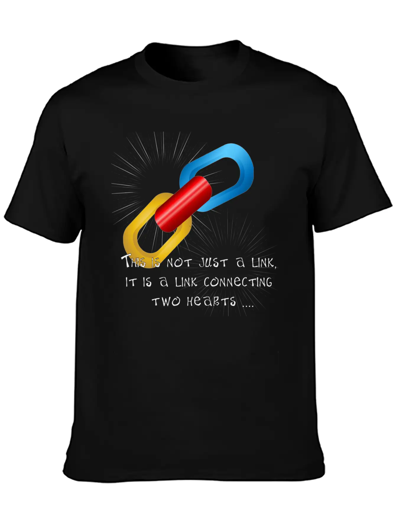 Love Link Two Unisex Casual T-Shirt – Clean Design For Daily Comfort