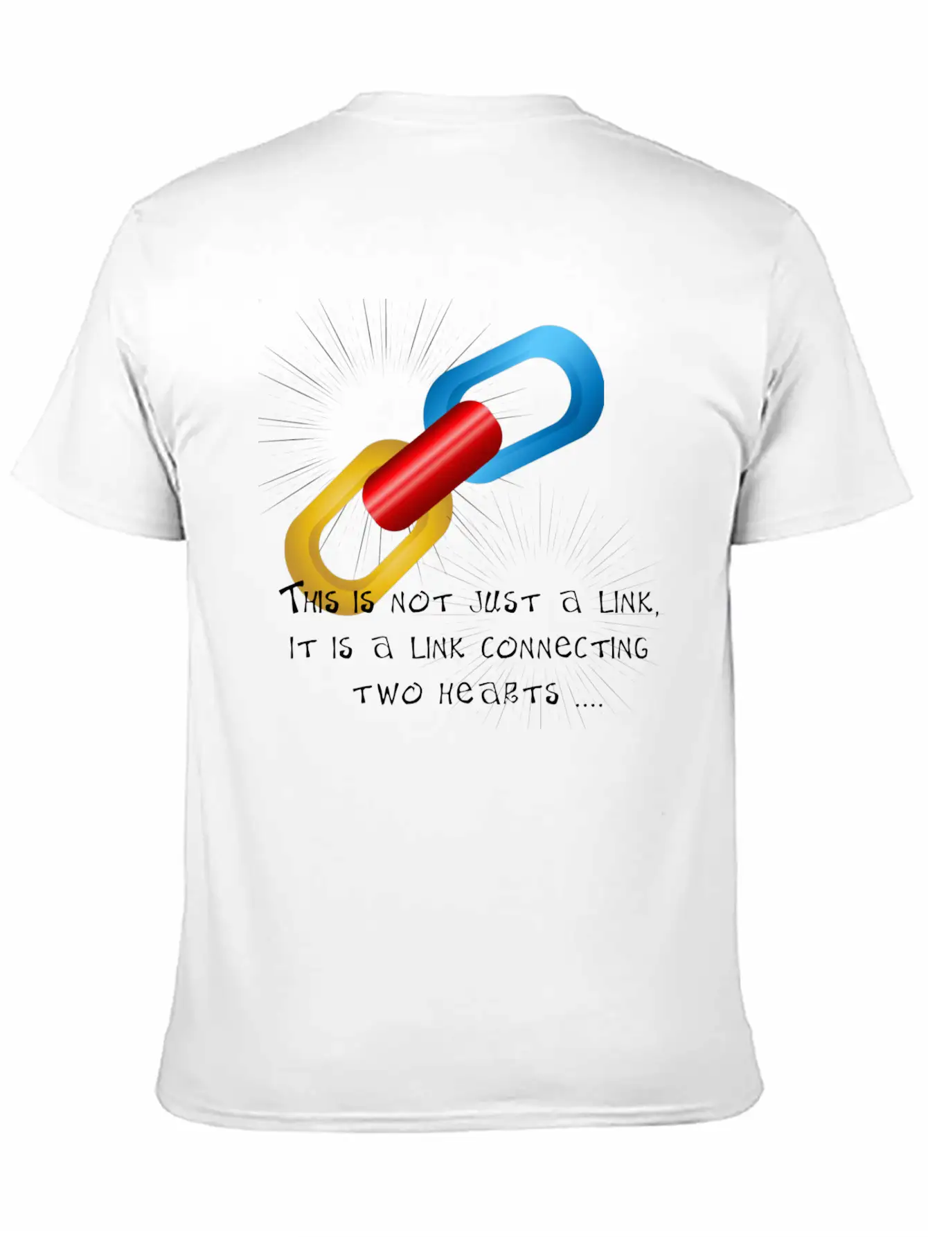 Love Link Two Unisex Casual T-Shirt – Clean Design For Daily Comfort