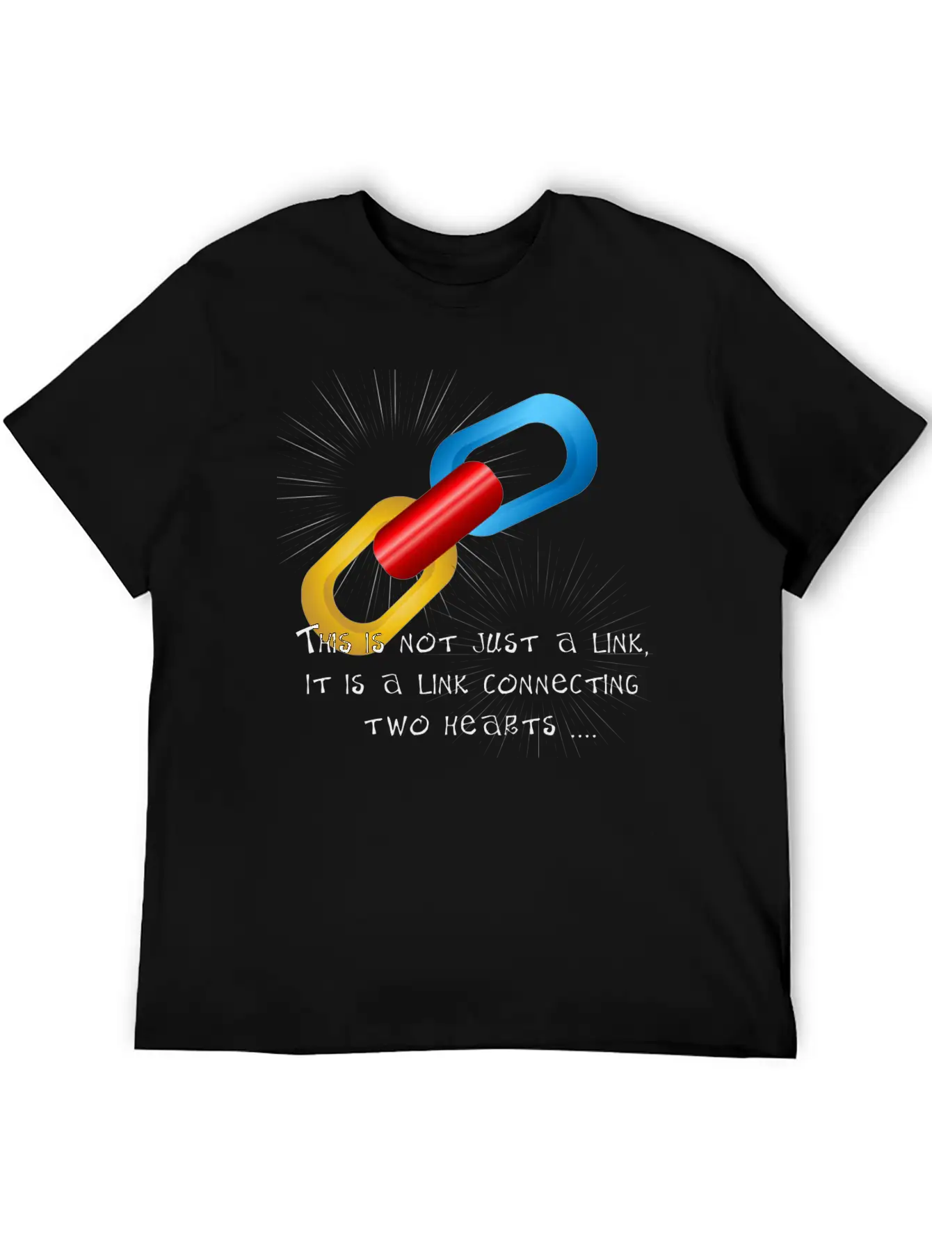 Love Link Two Unisex Casual T-Shirt – Clean Design For Daily Comfort