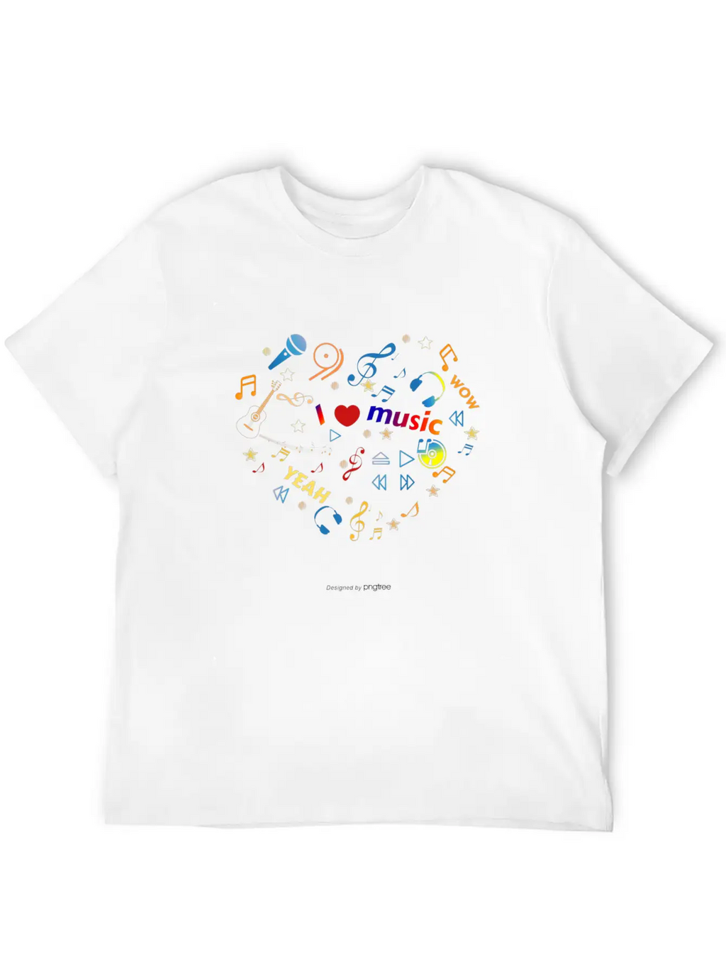 Love Music Essential Cotton Tee For Daily Outfits – Unisex Style
