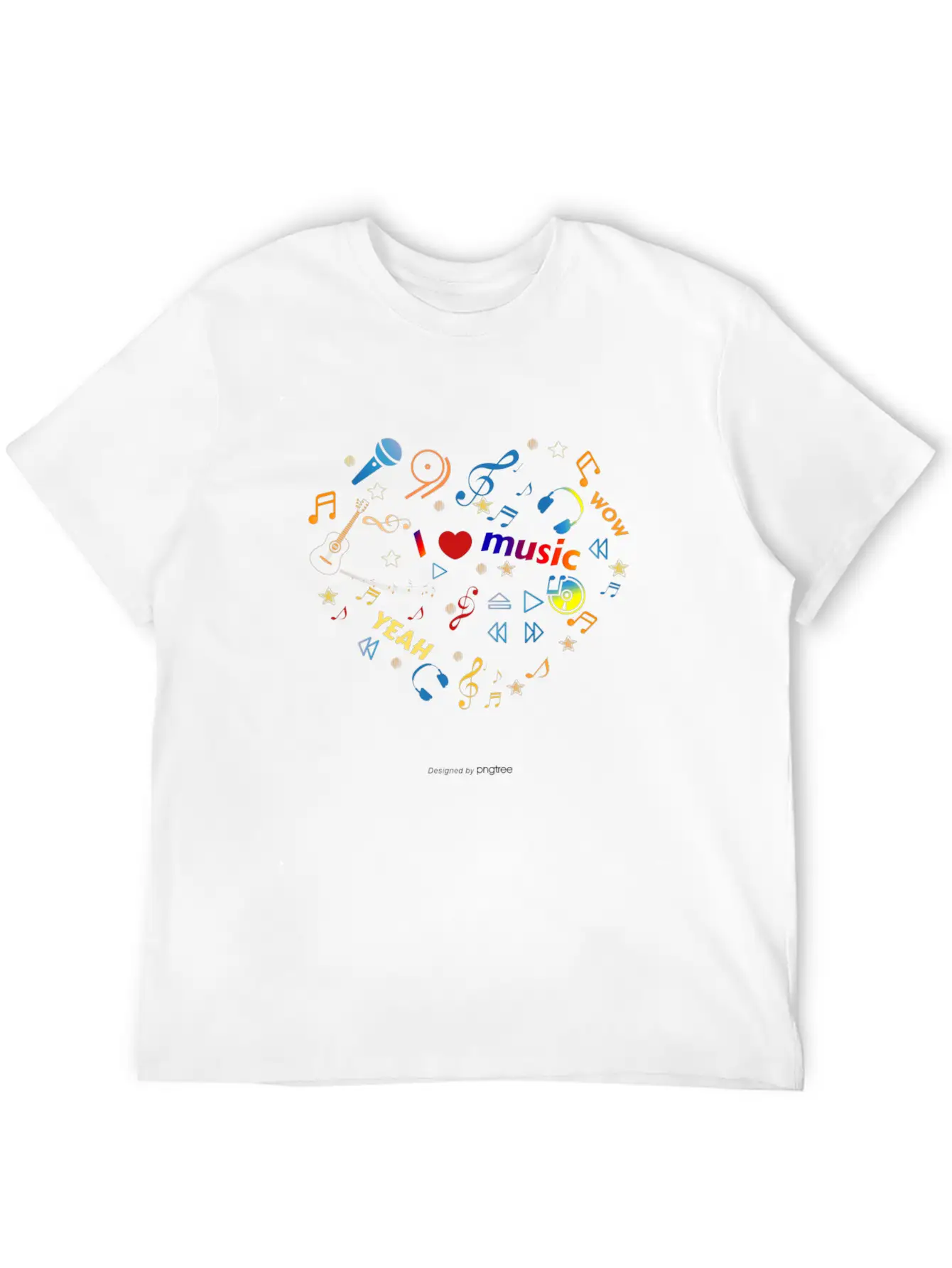 Love Music Essential Cotton Tee For Daily Outfits – Unisex Style