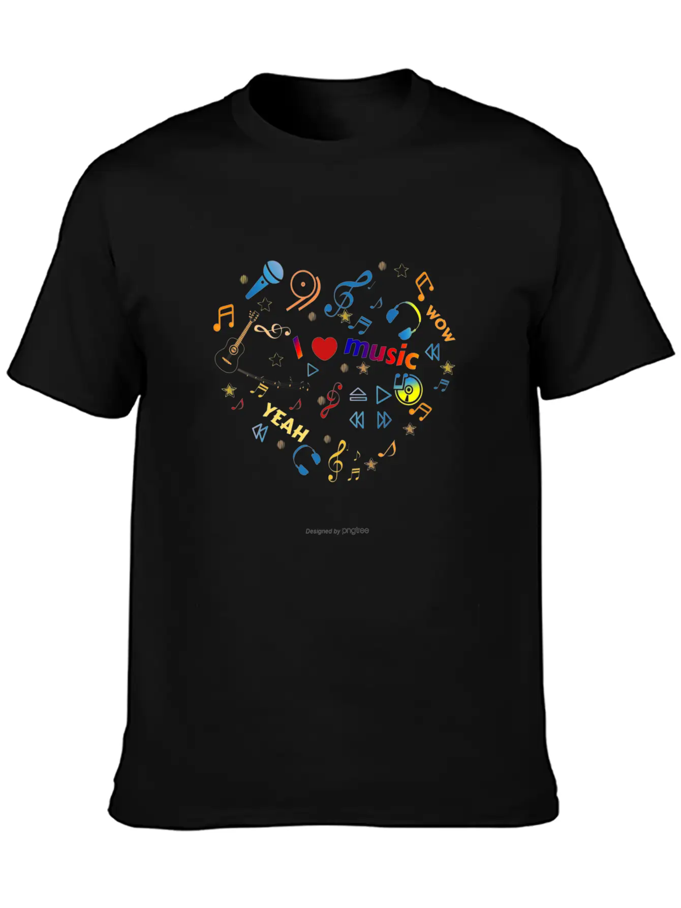 Love Music Essential Cotton Tee For Daily Outfits – Unisex Style