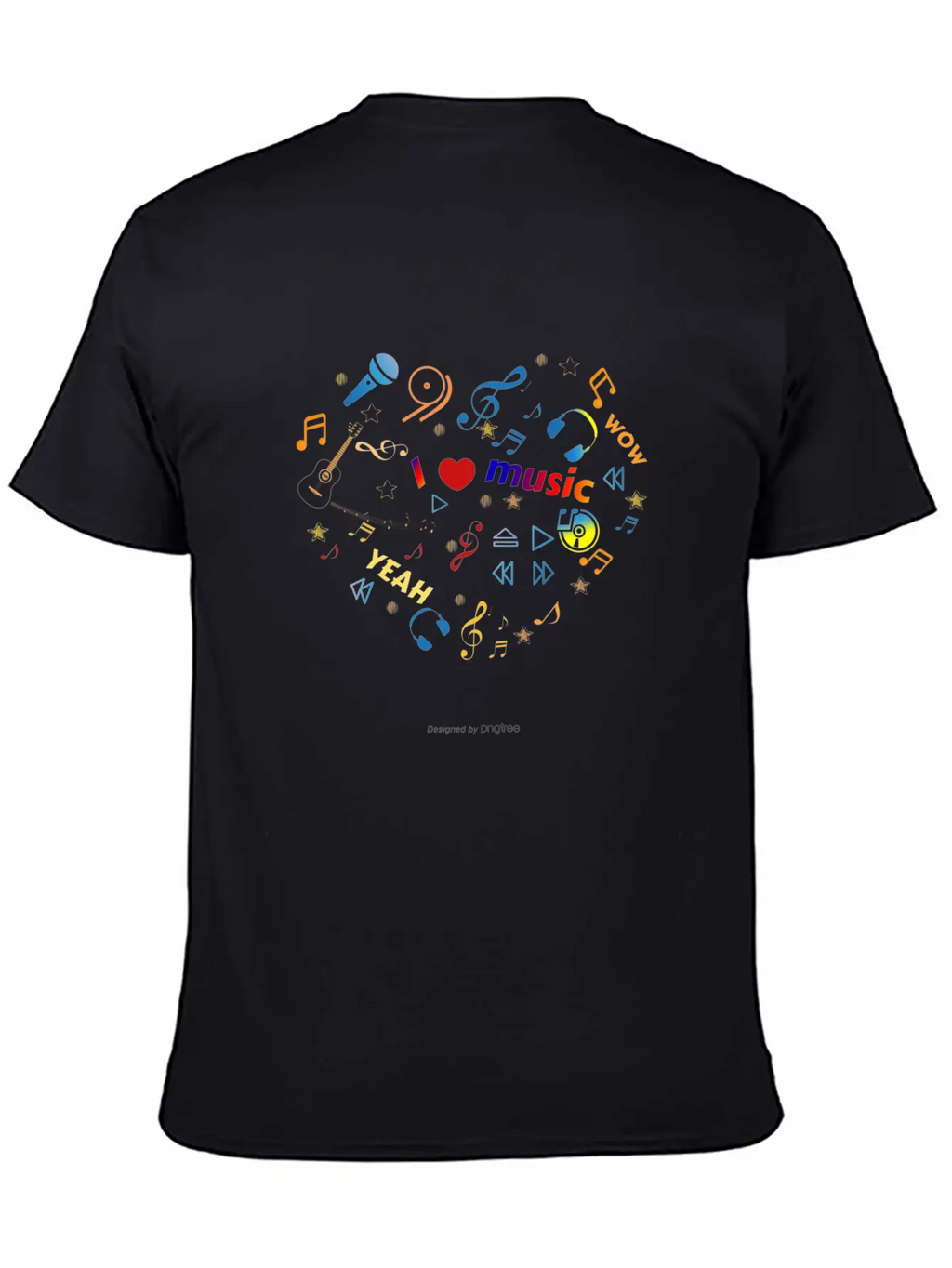 Love Music Essential Cotton Tee For Daily Outfits – Unisex Style