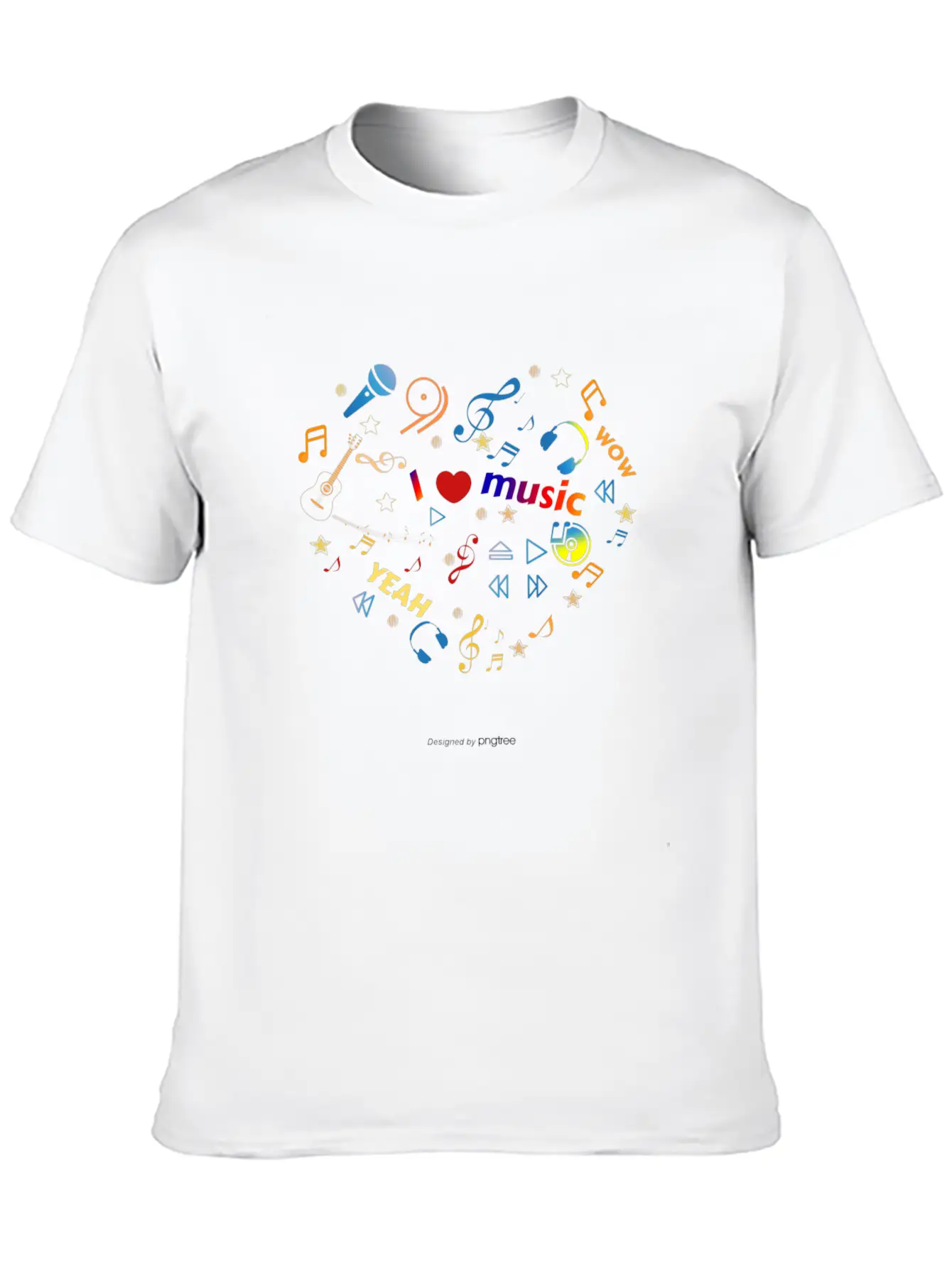 Love Music Essential Cotton Tee For Daily Outfits – Unisex Style