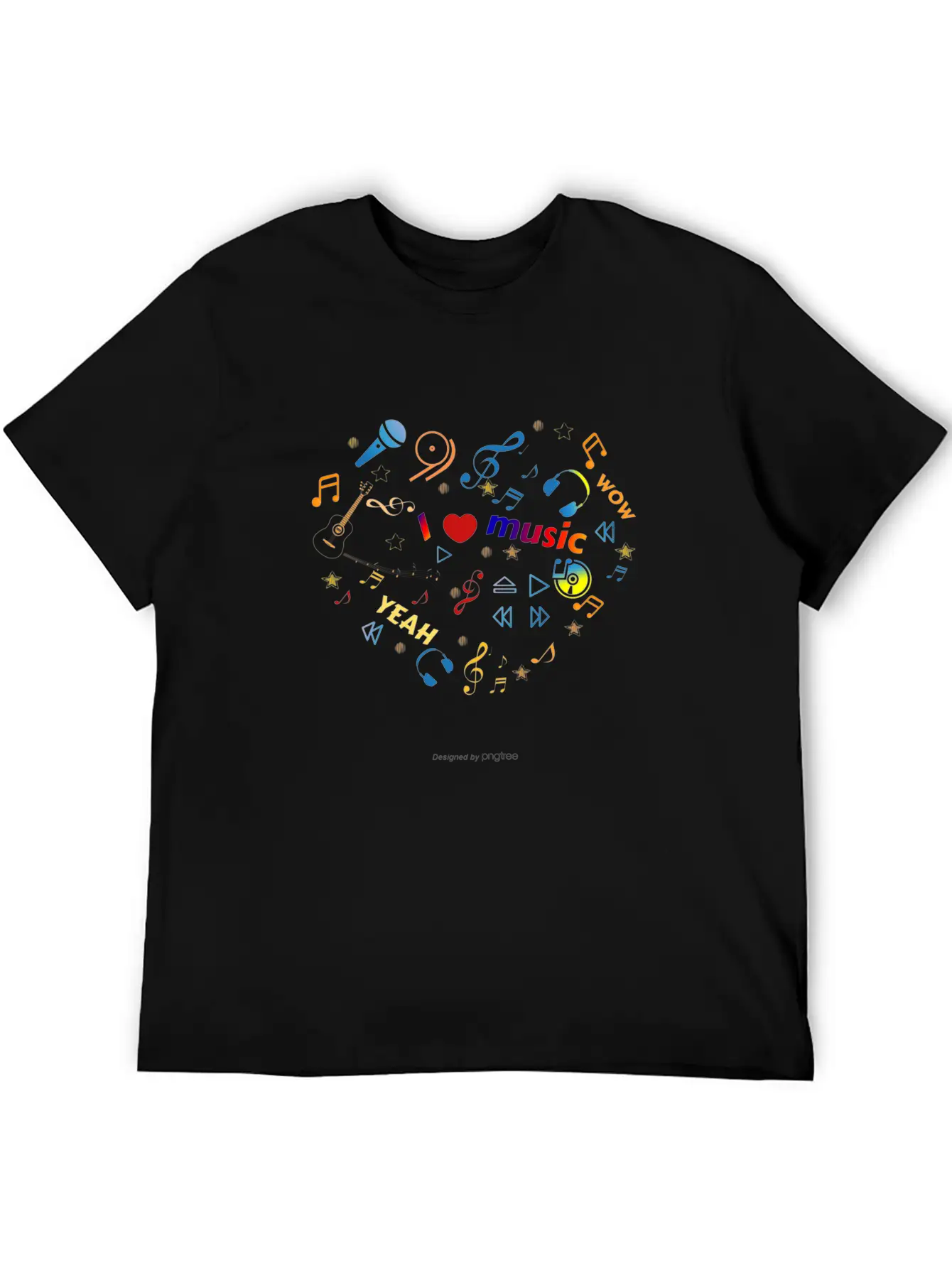 Love Music Essential Cotton Tee For Daily Outfits – Unisex Style