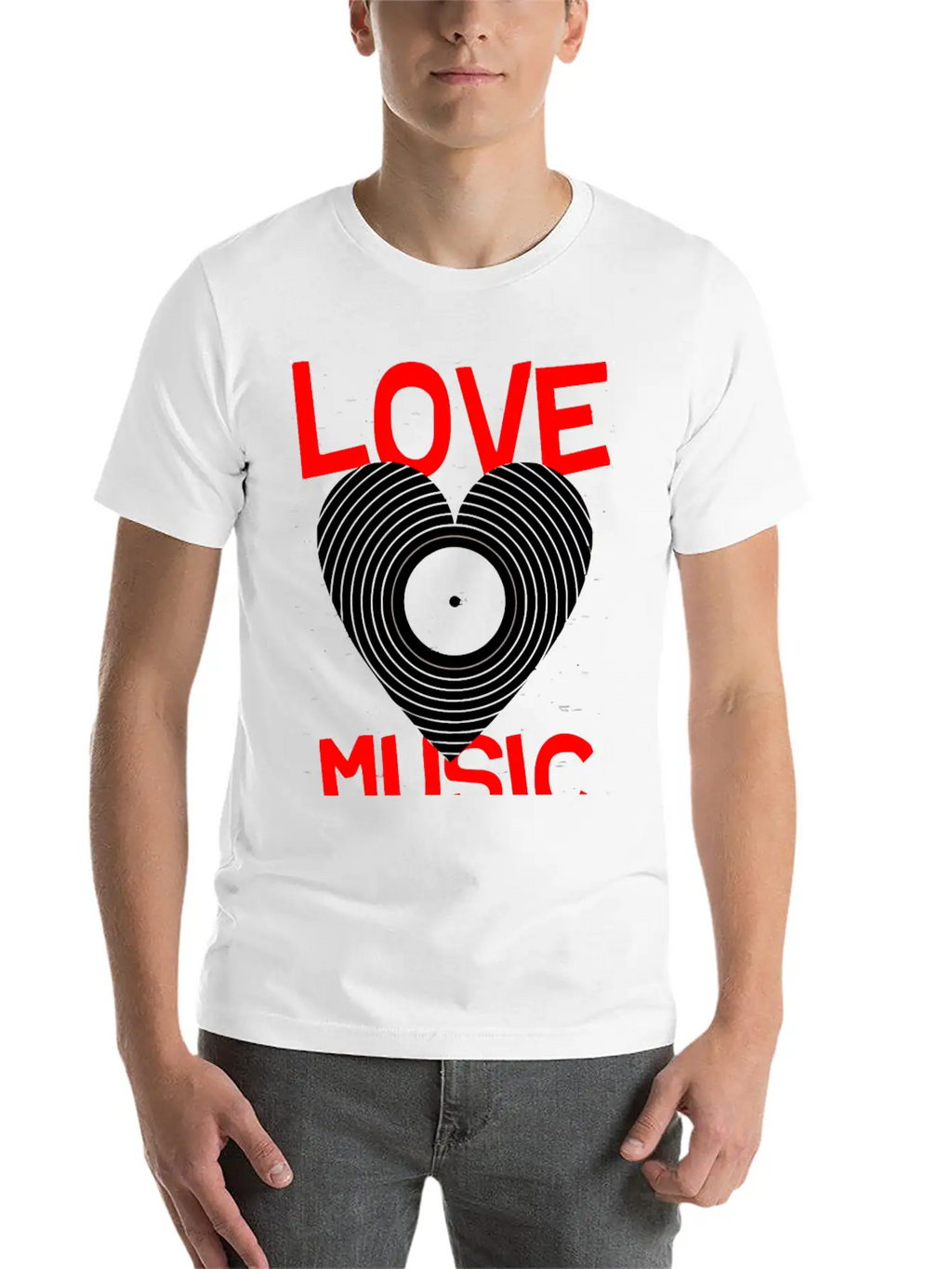 Love Music Hoover Band Breathable Graphic T-Shirt – Perfect For Casual Days