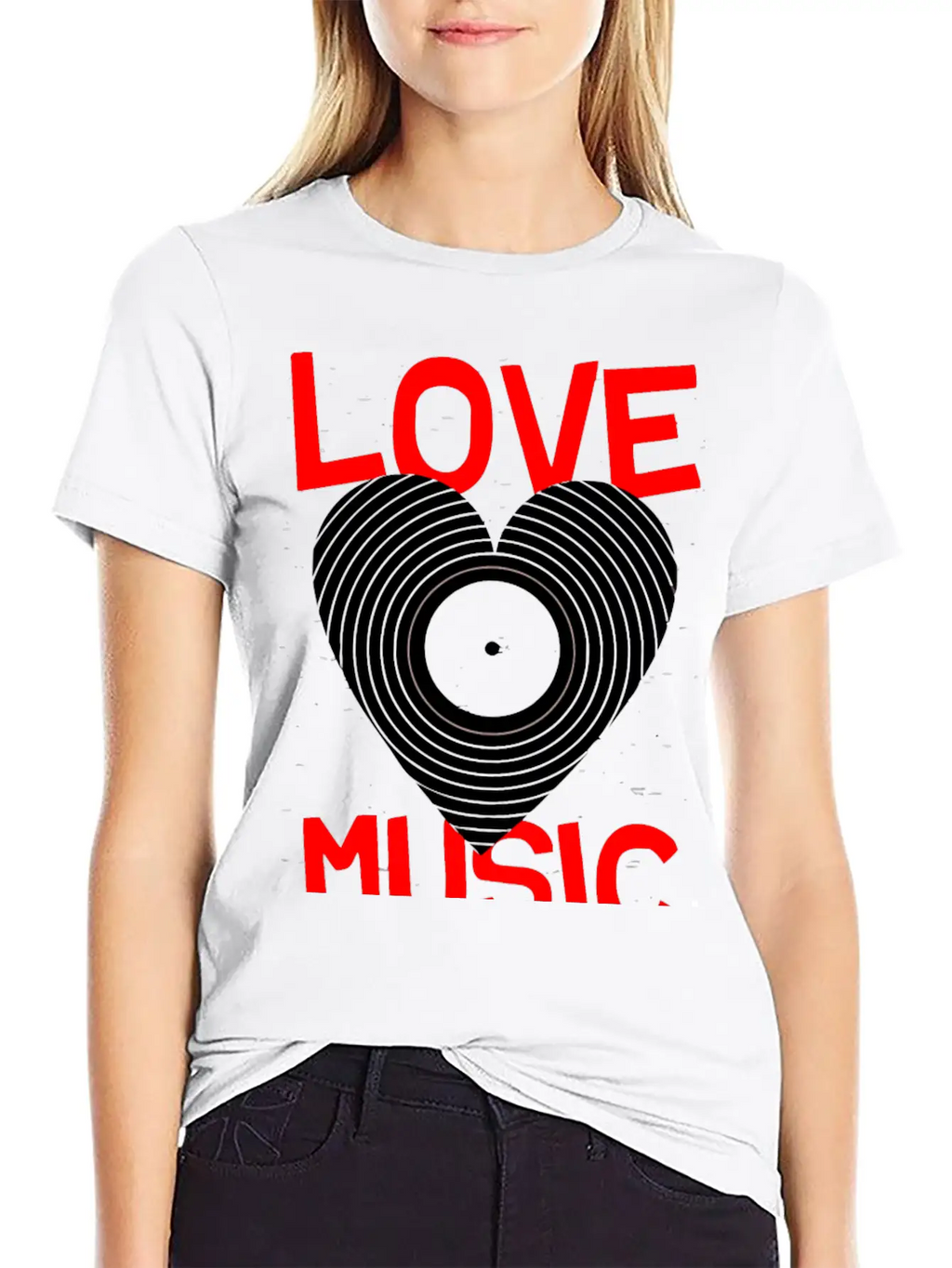 Love Music Hoover Band Breathable Graphic T-Shirt – Perfect For Casual Days