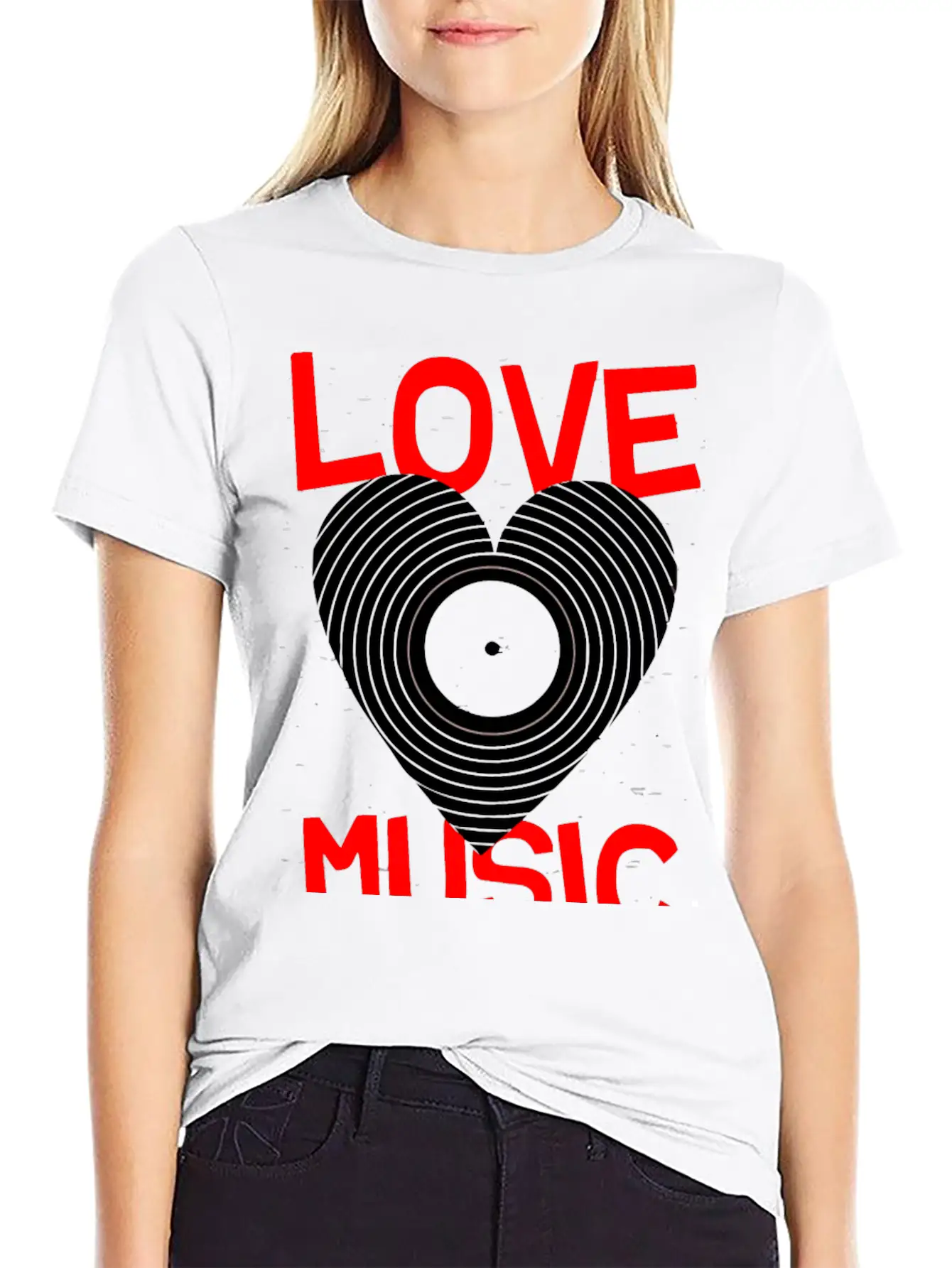 Love Music Hoover Band Breathable Graphic T-Shirt – Perfect For Casual Days