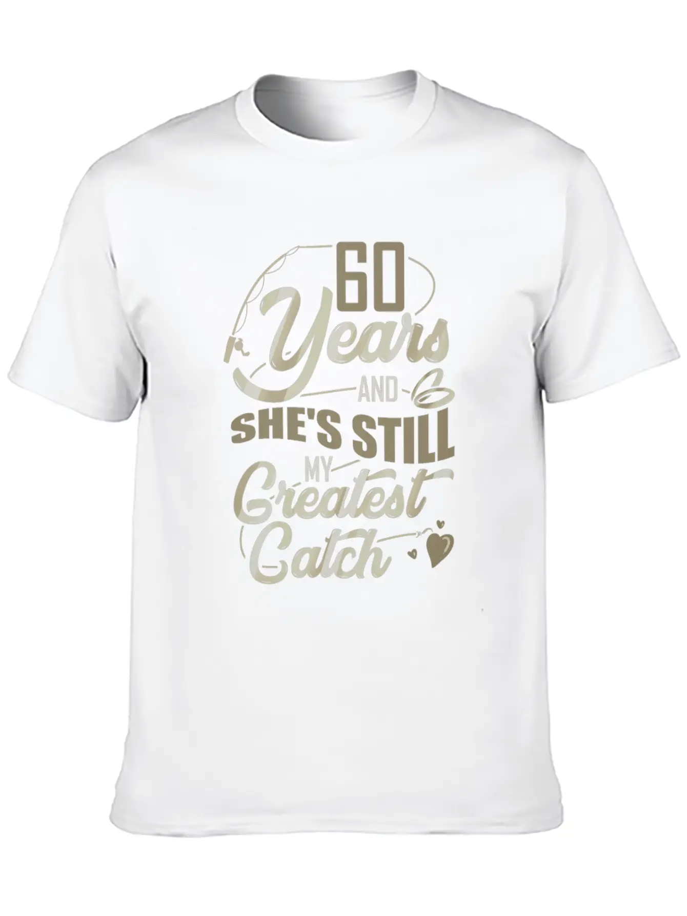 Love My Wife 60 Years Together And She's Still My Timeless Short Sleeve Tee – Comfy And Minimalist Design