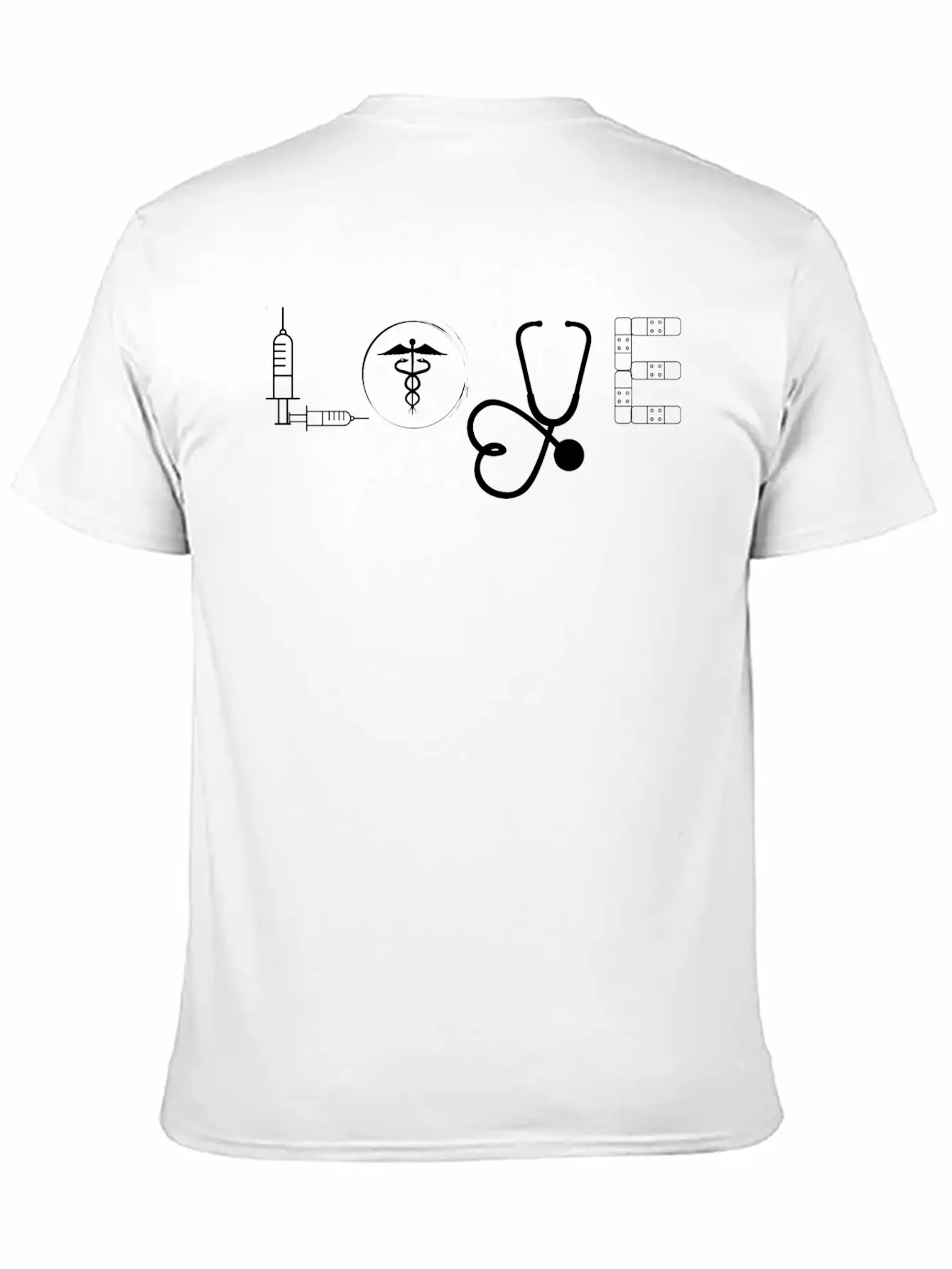 Love Nurse , Cute Funny ,Casual For Doctors Breathable Graphic T-Shirt – Perfect For Casual Days
