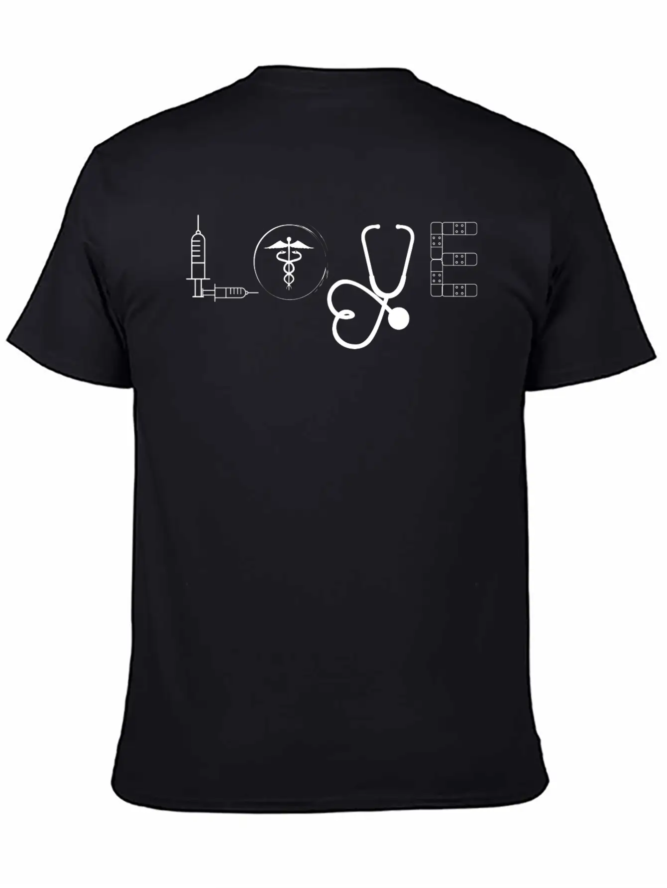 Love Nurse , Cute Funny ,Casual For Doctors Breathable Graphic T-Shirt – Perfect For Casual Days