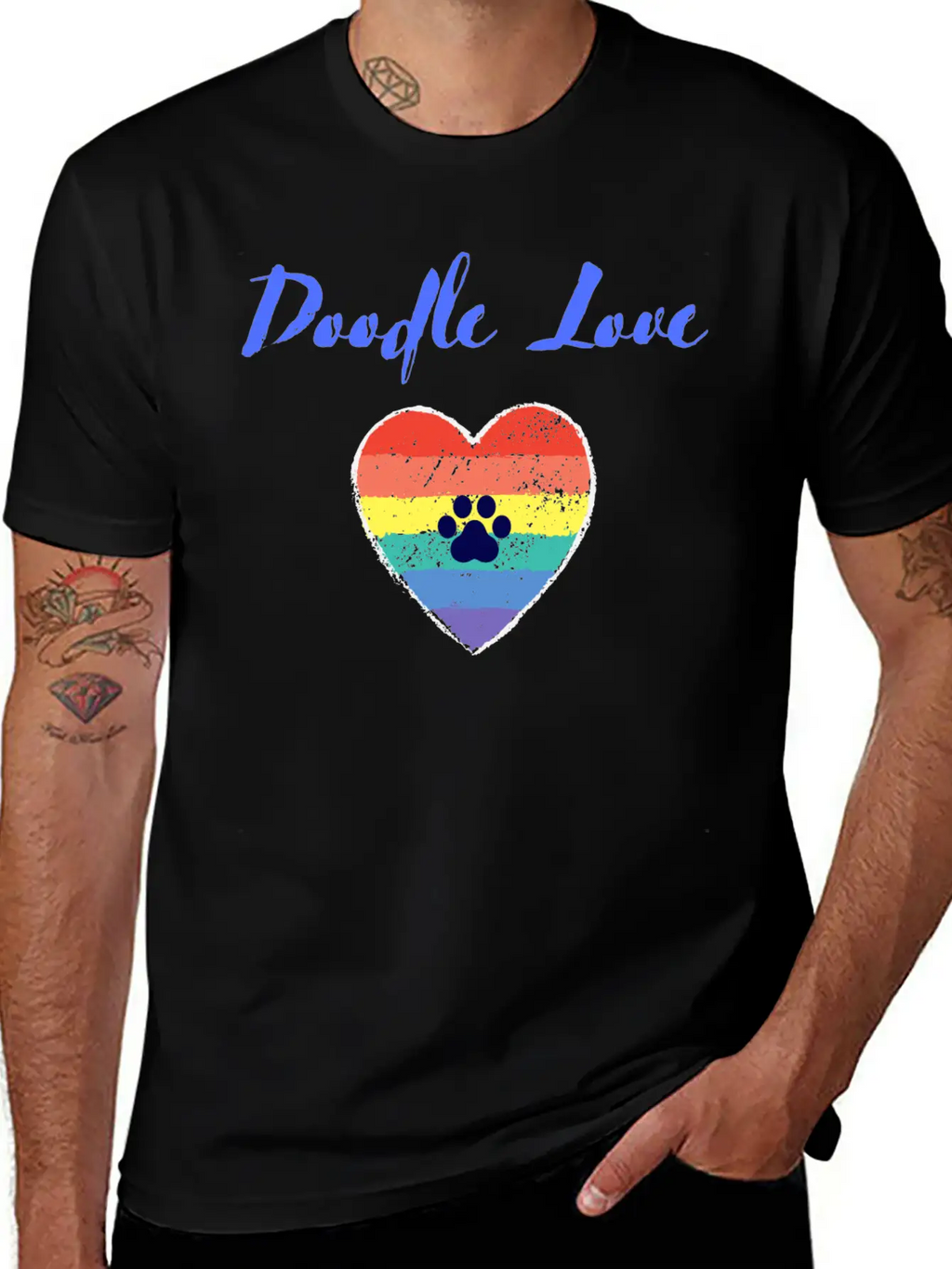 Love Of A Doodle Relaxed Everyday Tee – Lightweight And Durable Cotton