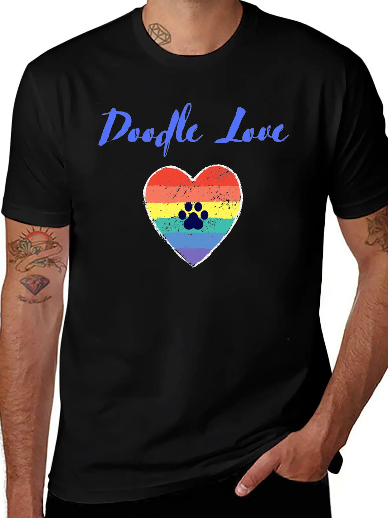 Love Of A Doodle Relaxed Everyday Tee – Lightweight And Durable Cotton