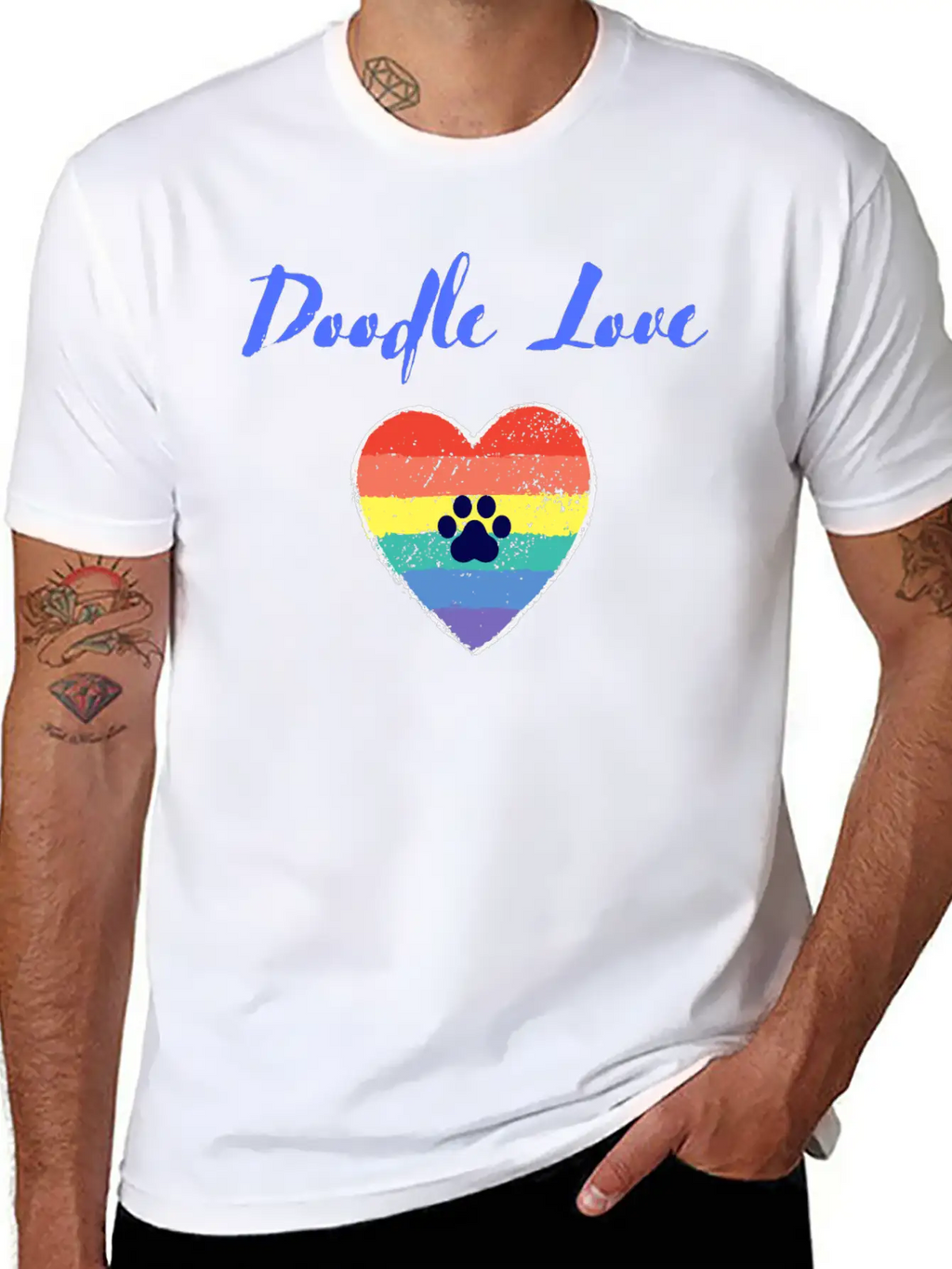 Love Of A Doodle Relaxed Everyday Tee – Lightweight And Durable Cotton