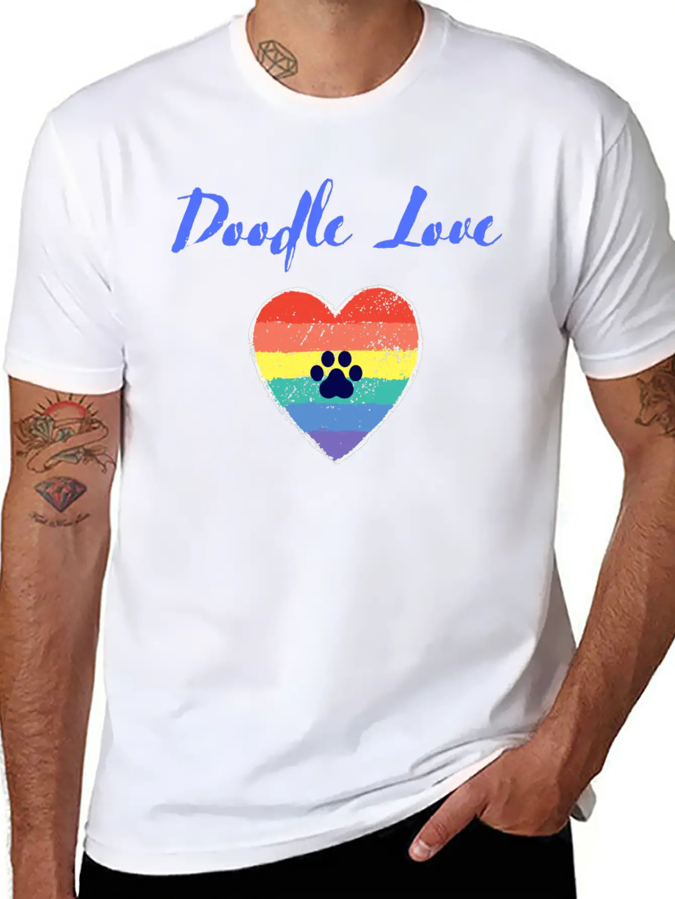 Love Of A Doodle Relaxed Everyday Tee – Lightweight And Durable Cotton