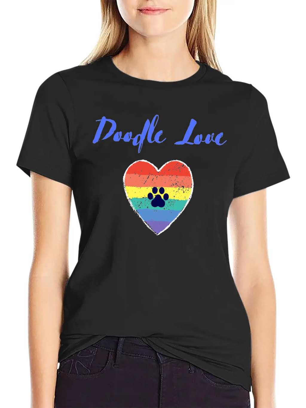 Love Of A Doodle Relaxed Everyday Tee – Lightweight And Durable Cotton