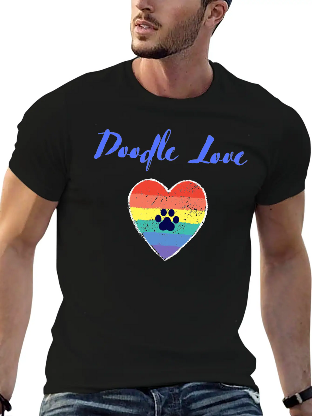 Love Of A Doodle Relaxed Everyday Tee – Lightweight And Durable Cotton