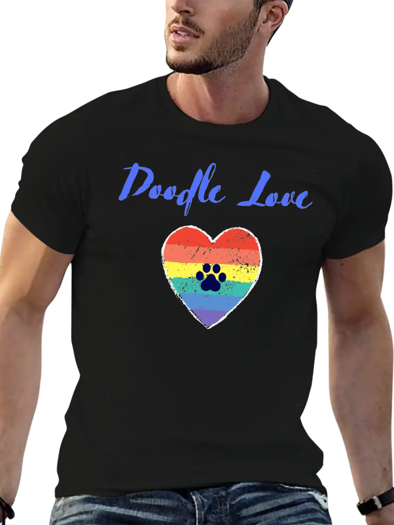 Love Of A Doodle Relaxed Everyday Tee – Lightweight And Durable Cotton