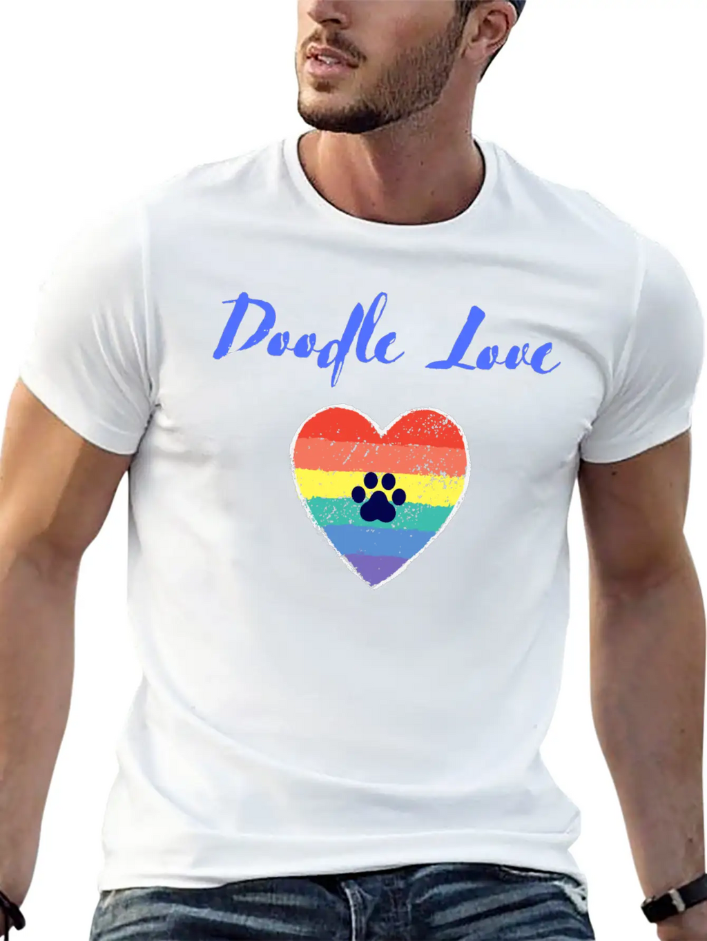 Love Of A Doodle Relaxed Everyday Tee – Lightweight And Durable Cotton
