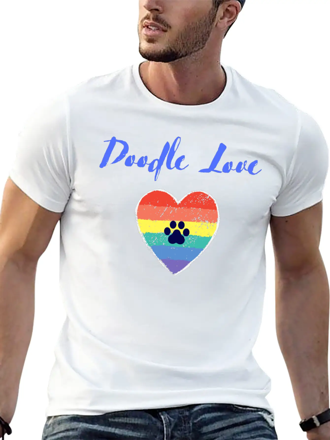 Love Of A Doodle Relaxed Everyday Tee – Lightweight And Durable Cotton