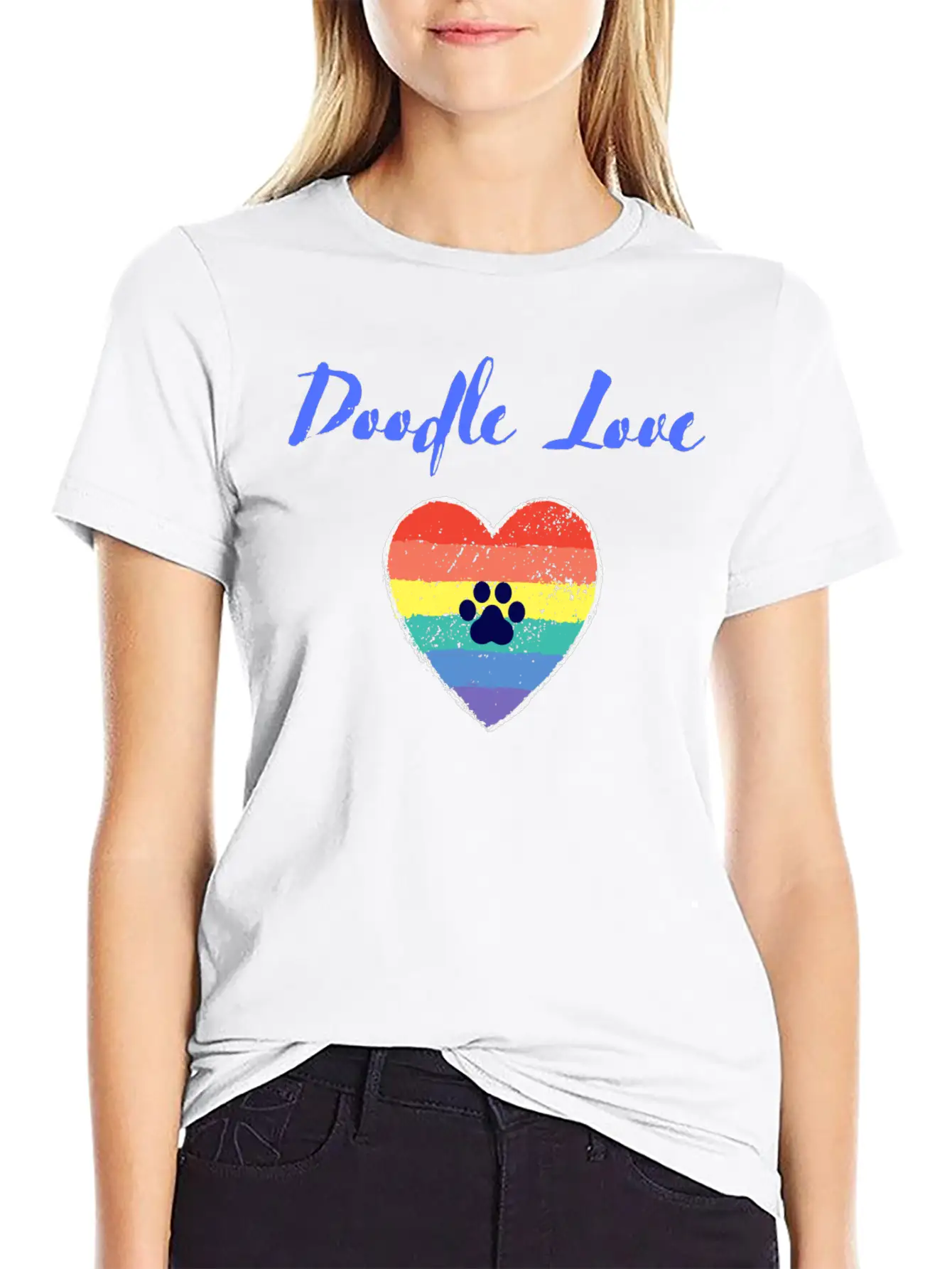 Love Of A Doodle Relaxed Everyday Tee – Lightweight And Durable Cotton