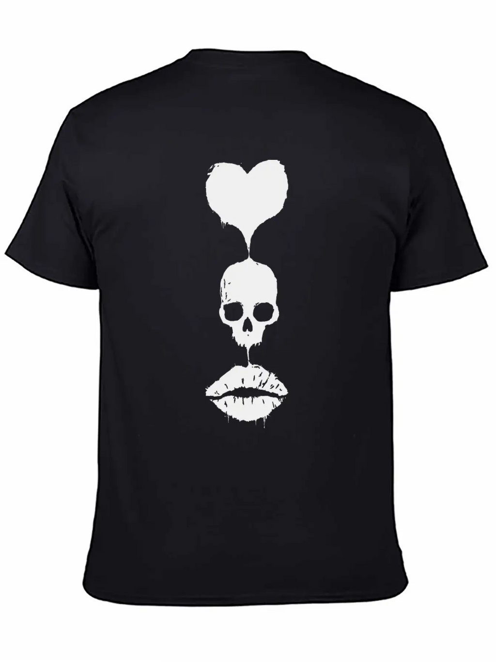 Love Skull Unisex Casual T-Shirt – Clean Design For Daily Comfort