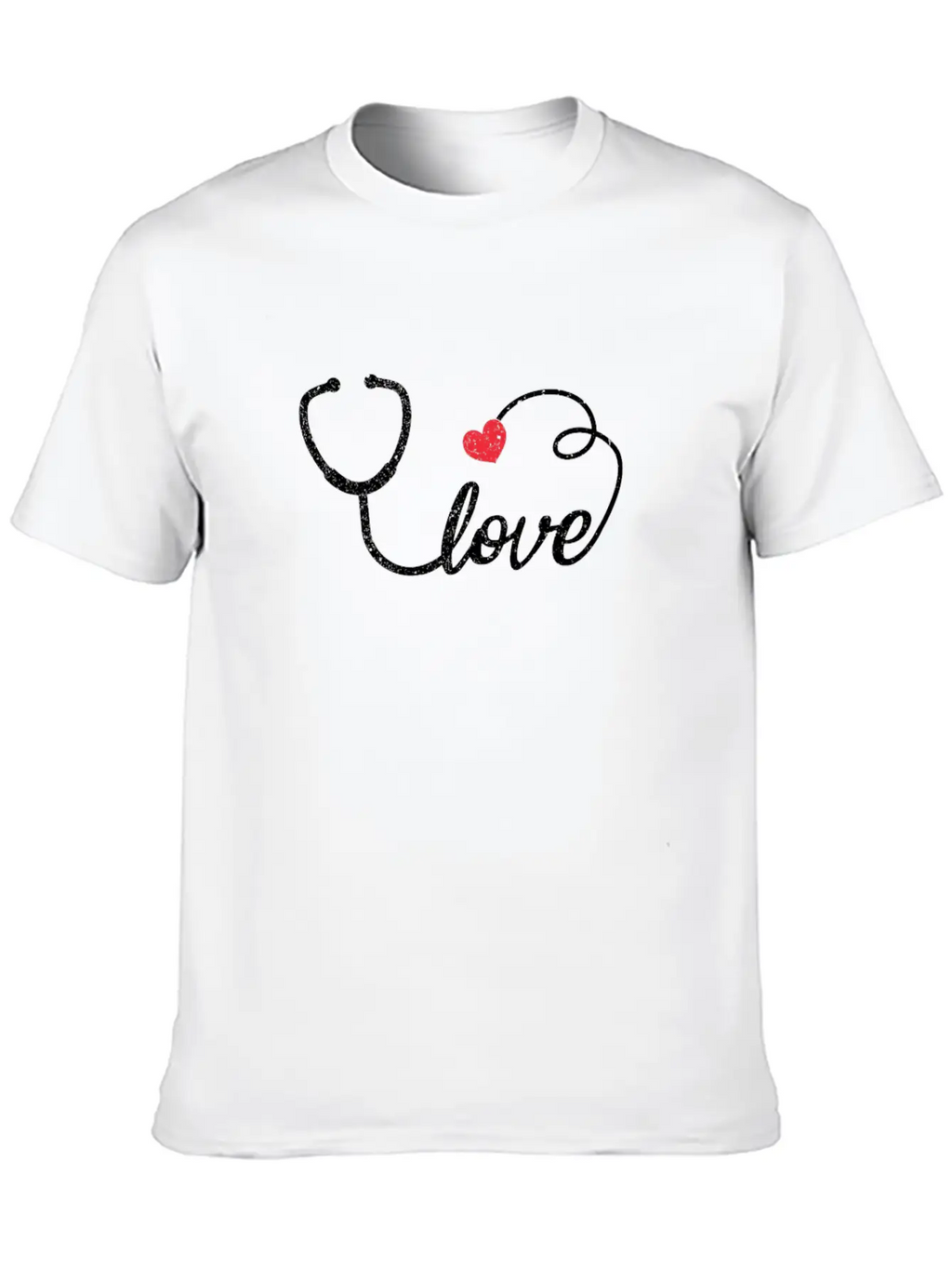 Love Stethoscope Nurse Nursing Breathable Graphic T-Shirt – Perfect For Casual Days