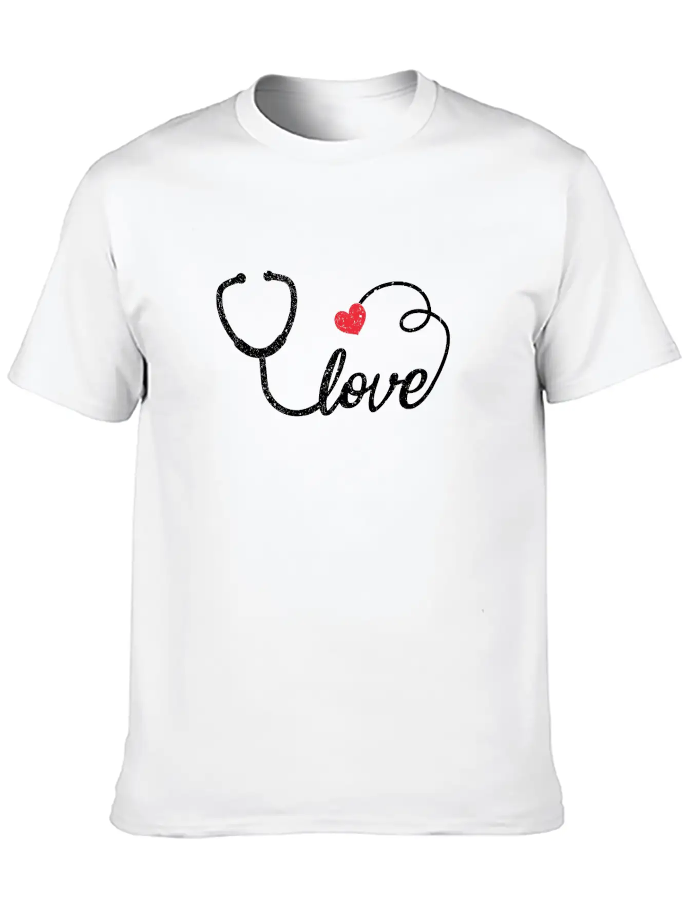 Love Stethoscope Nurse Nursing Breathable Graphic T-Shirt – Perfect For Casual Days