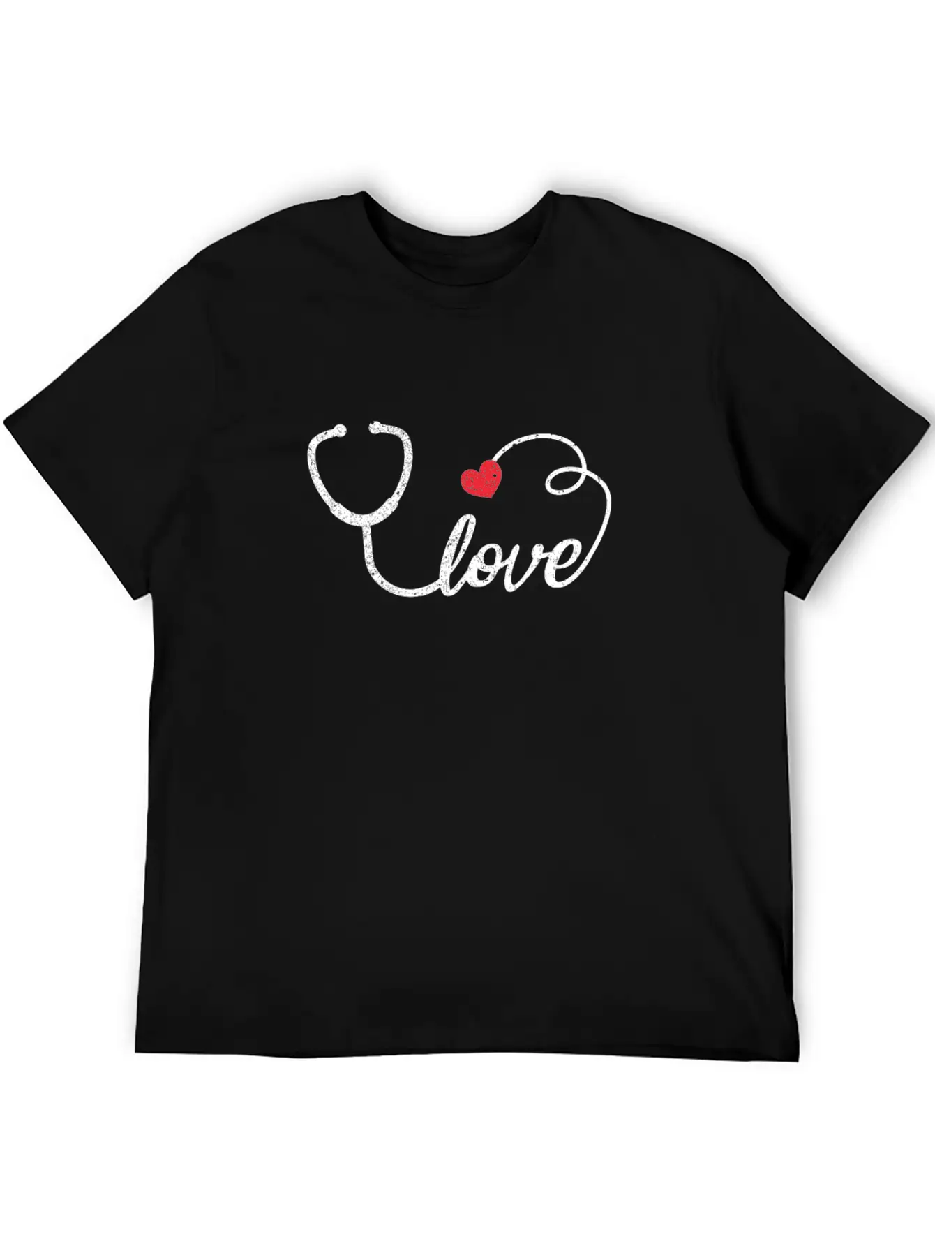 Love Stethoscope Nurse Nursing Breathable Graphic T-Shirt – Perfect For Casual Days