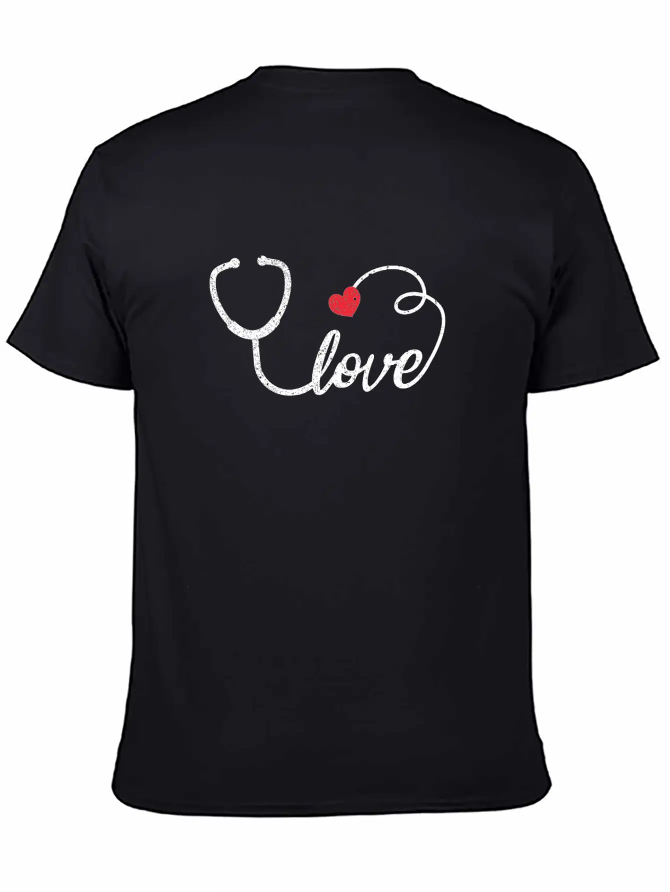Love Stethoscope Nurse Nursing Breathable Graphic T-Shirt – Perfect For Casual Days