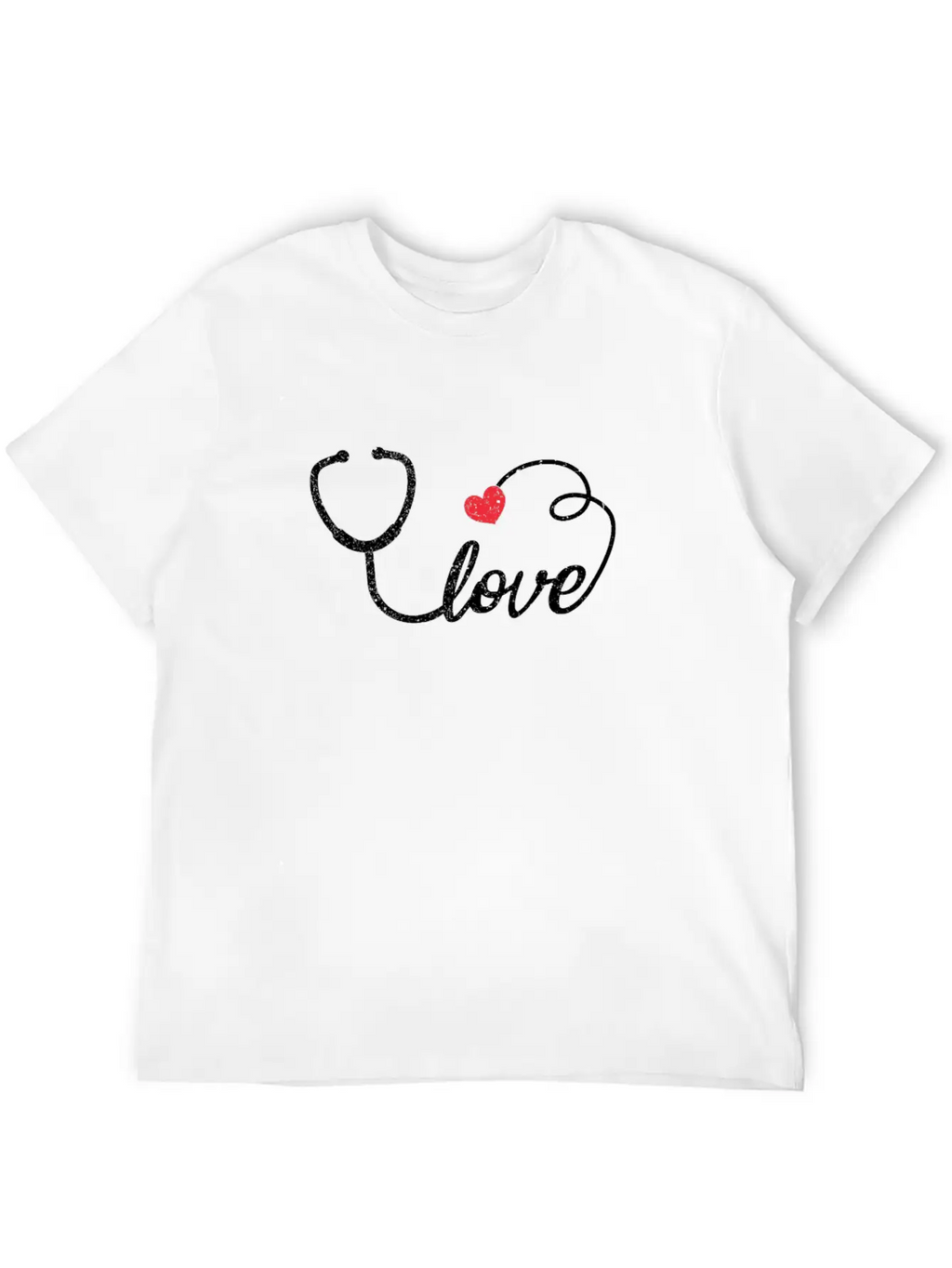 Love Stethoscope Nurse Nursing Breathable Graphic T-Shirt – Perfect For Casual Days