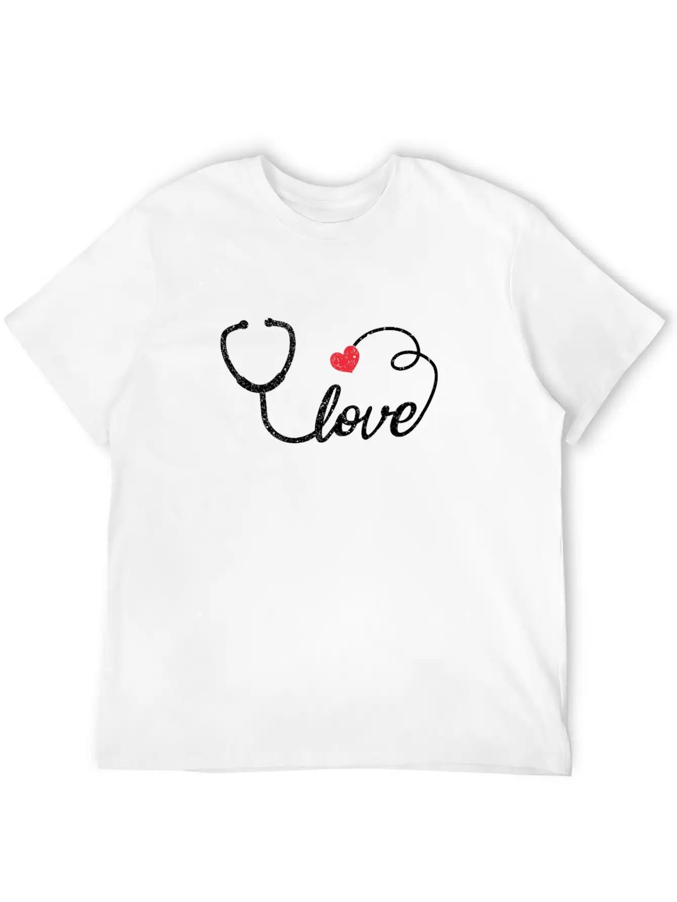 Love Stethoscope Nurse Nursing Breathable Graphic T-Shirt – Perfect For Casual Days