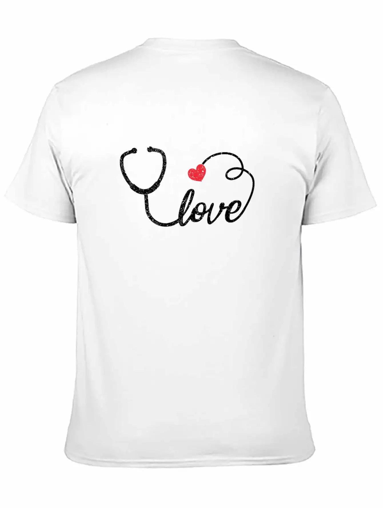 Love Stethoscope Nurse Nursing Breathable Graphic T-Shirt – Perfect For Casual Days