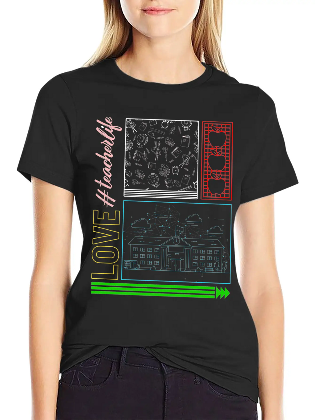 Love Teacher Life Shirt, Happy Teacher's Day Classic Cotton Tee – Unisex Comfort For Any Season
