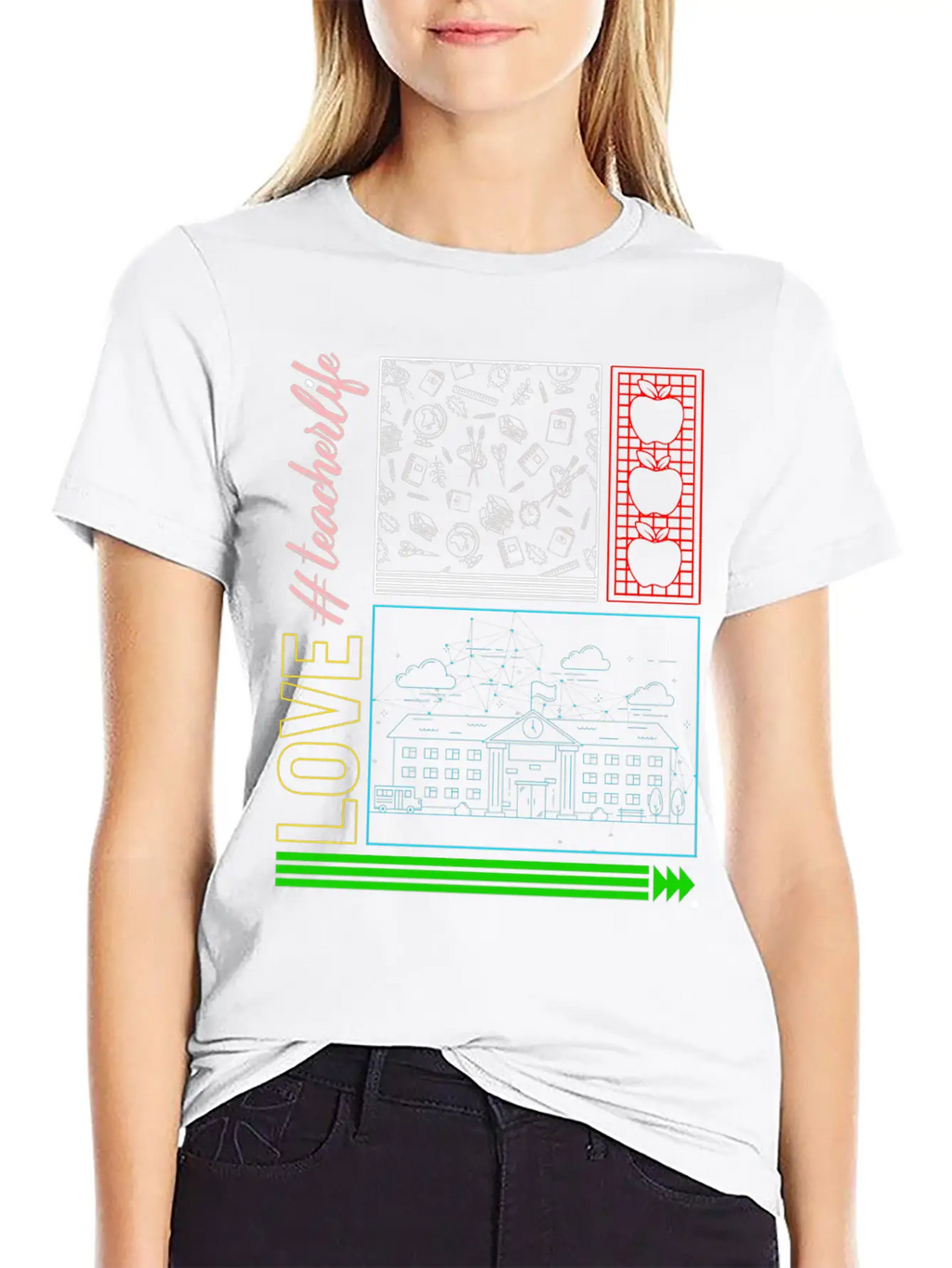 Love Teacher Life Shirt, Happy Teacher's Day Classic Cotton Tee – Unisex Comfort For Any Season