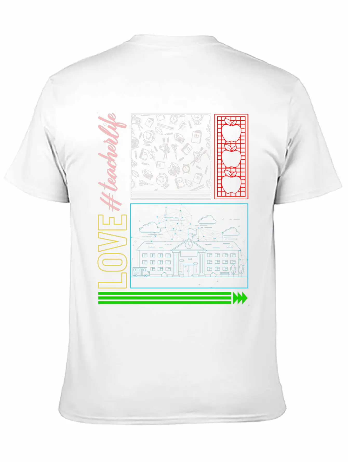 Love Teacher Life Shirt, Happy Teacher's Day Classic Cotton Tee – Unisex Comfort For Any Season