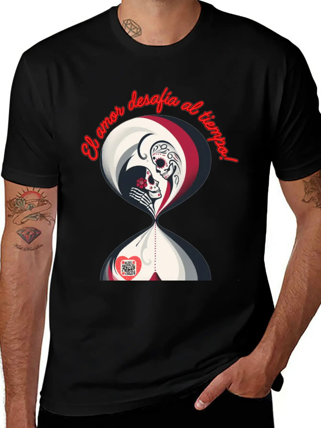 Love That Defies Time – Romantic & Eternal Art Timeless Short Sleeve Tee – Comfy And Minimalist Design