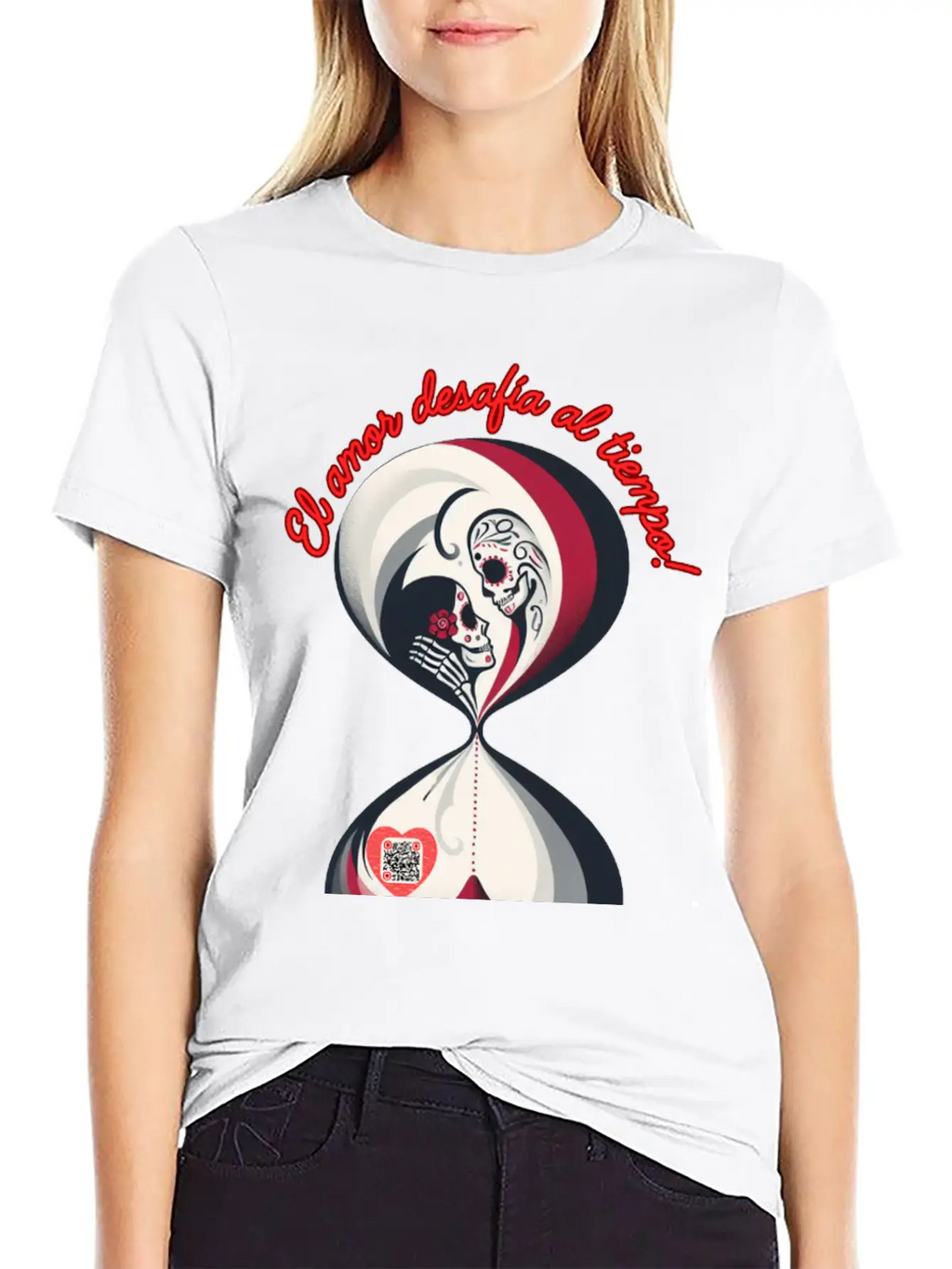 Love That Defies Time – Romantic & Eternal Art Timeless Short Sleeve Tee – Comfy And Minimalist Design