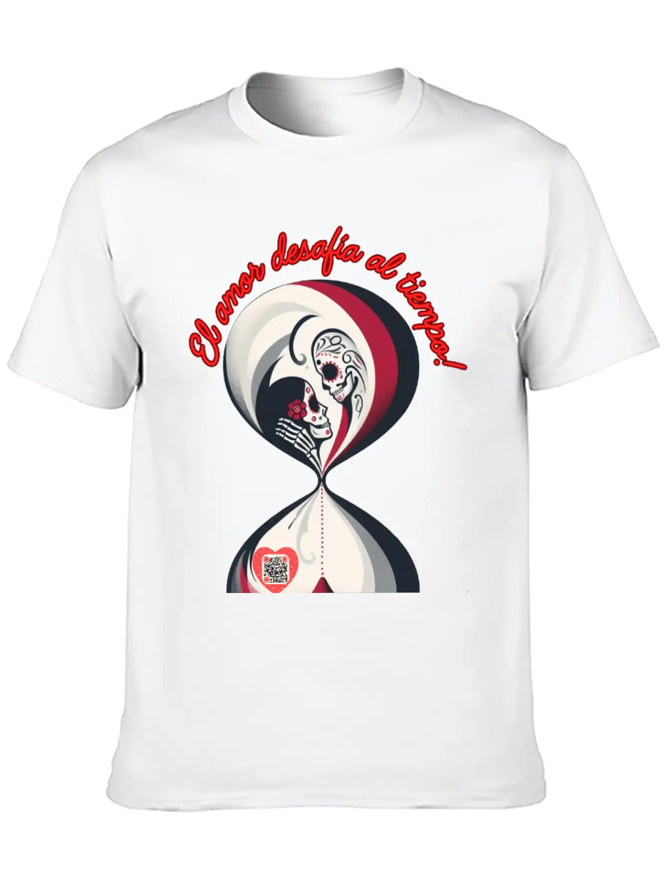 Love That Defies Time – Romantic & Eternal Art Timeless Short Sleeve Tee – Comfy And Minimalist Design