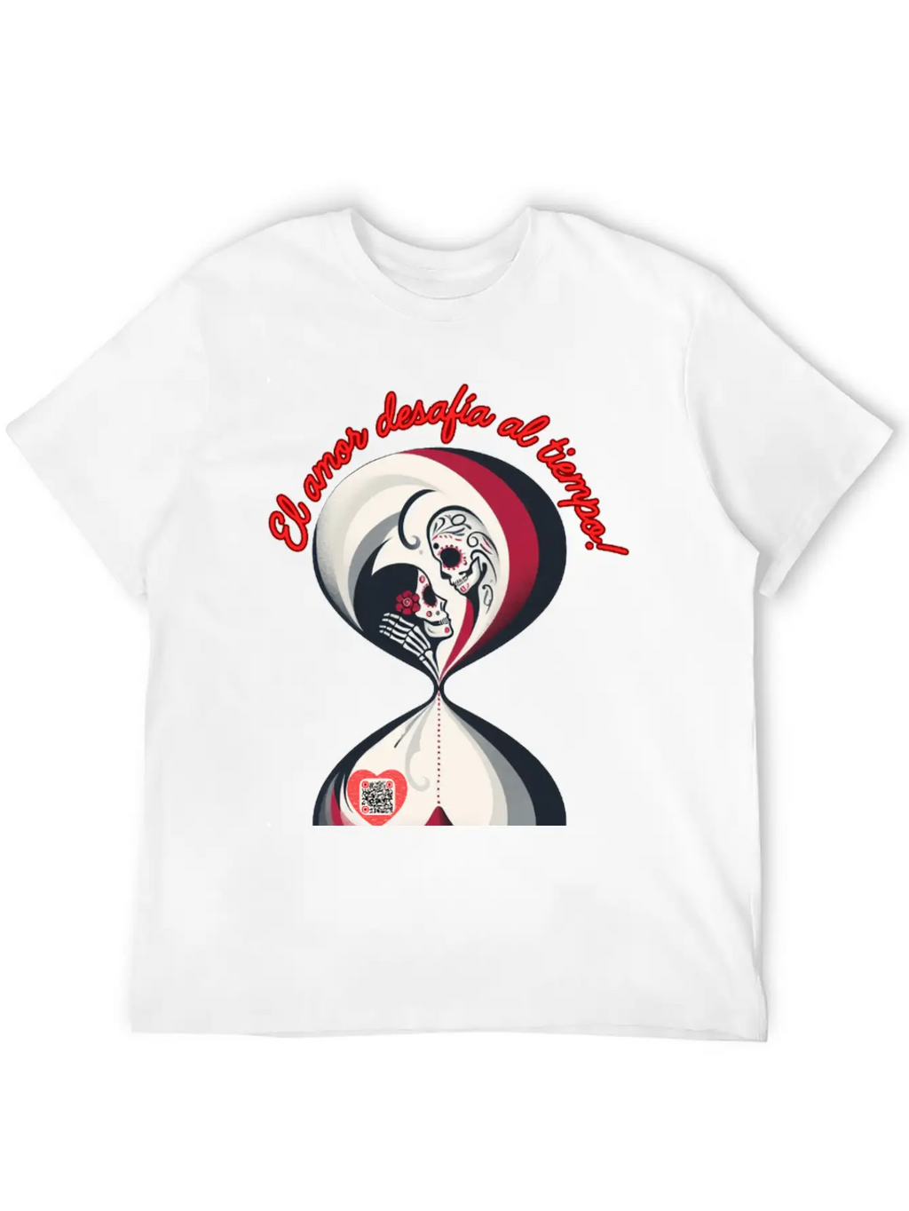 Love That Defies Time – Romantic & Eternal Art Timeless Short Sleeve Tee – Comfy And Minimalist Design