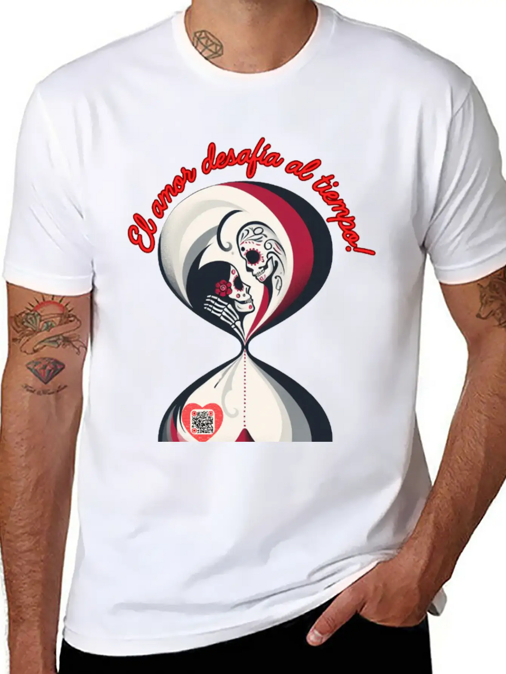 Love That Defies Time – Romantic & Eternal Art Timeless Short Sleeve Tee – Comfy And Minimalist Design