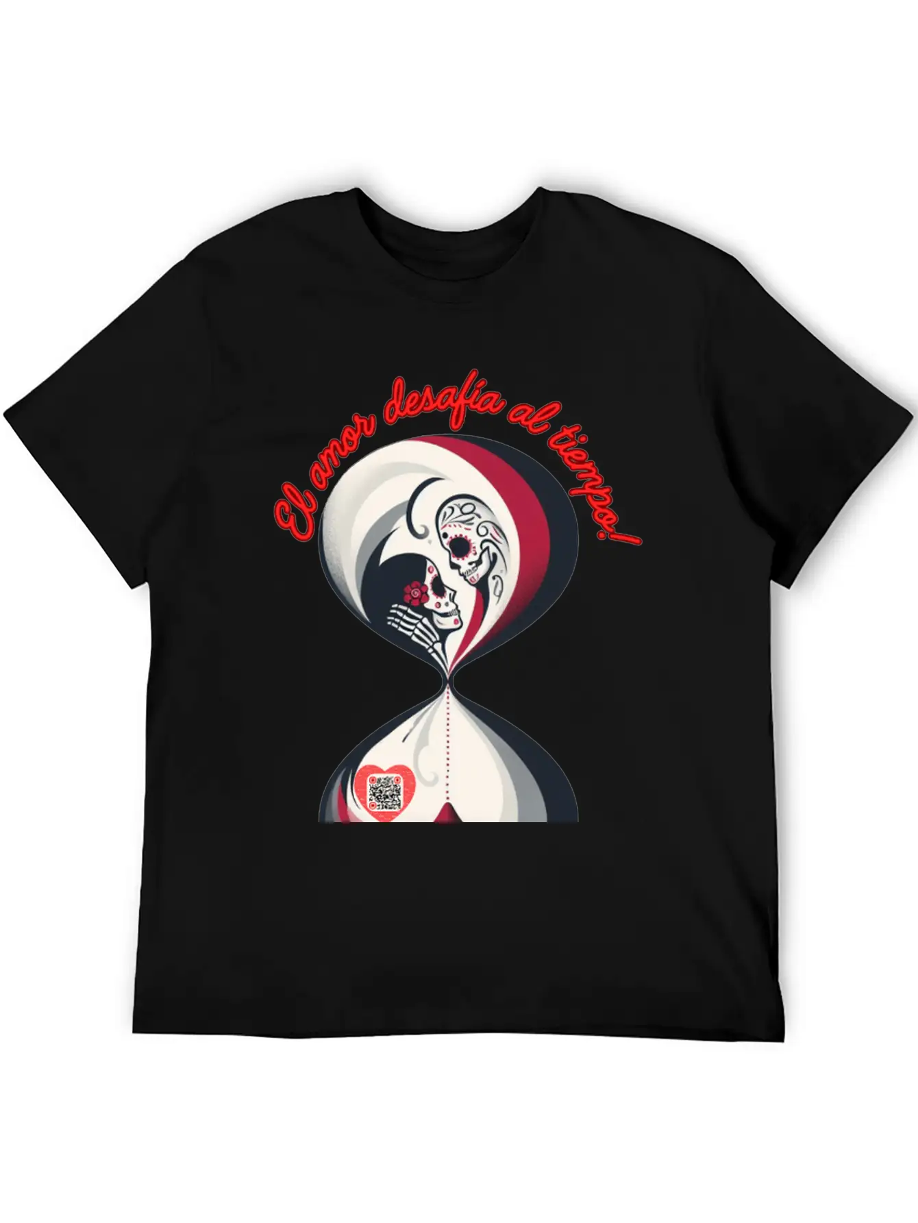Love That Defies Time – Romantic & Eternal Art Timeless Short Sleeve Tee – Comfy And Minimalist Design