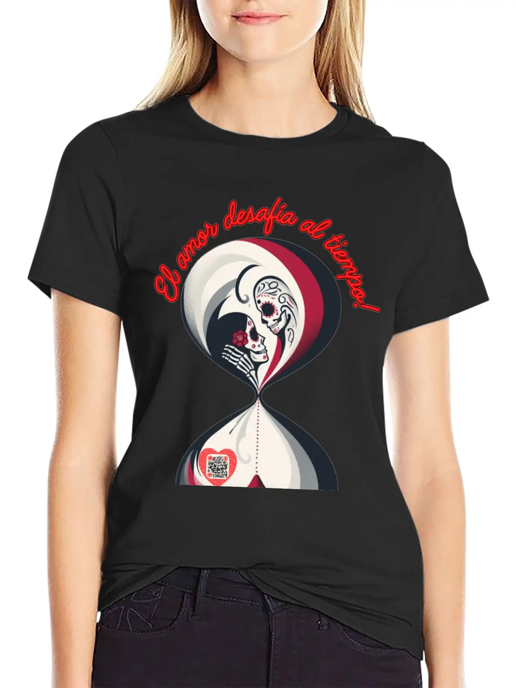 Love That Defies Time – Romantic & Eternal Art Timeless Short Sleeve Tee – Comfy And Minimalist Design