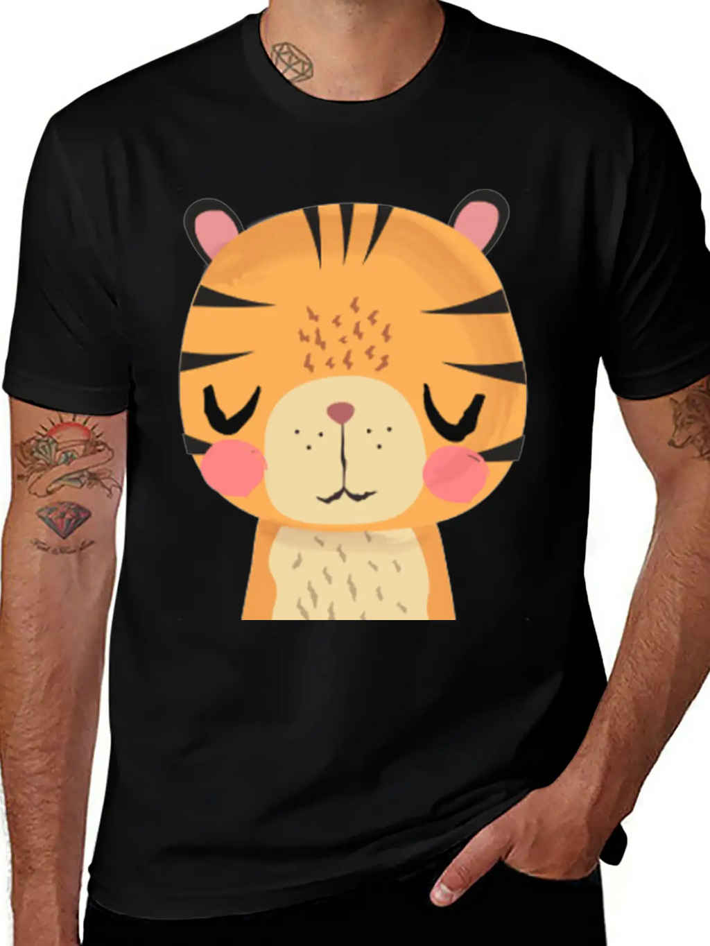 Love, Tiger, Feelings, Emotion, Lovers, Baby Classic Cotton Tee – Unisex Comfort For Any Season