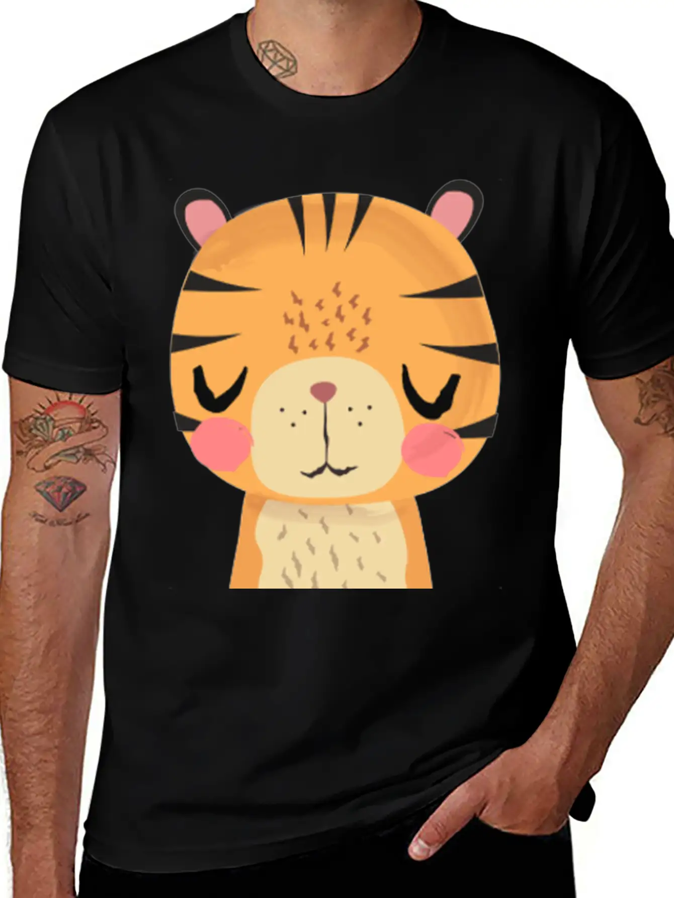 Love, Tiger, Feelings, Emotion, Lovers, Baby Classic Cotton Tee – Unisex Comfort For Any Season