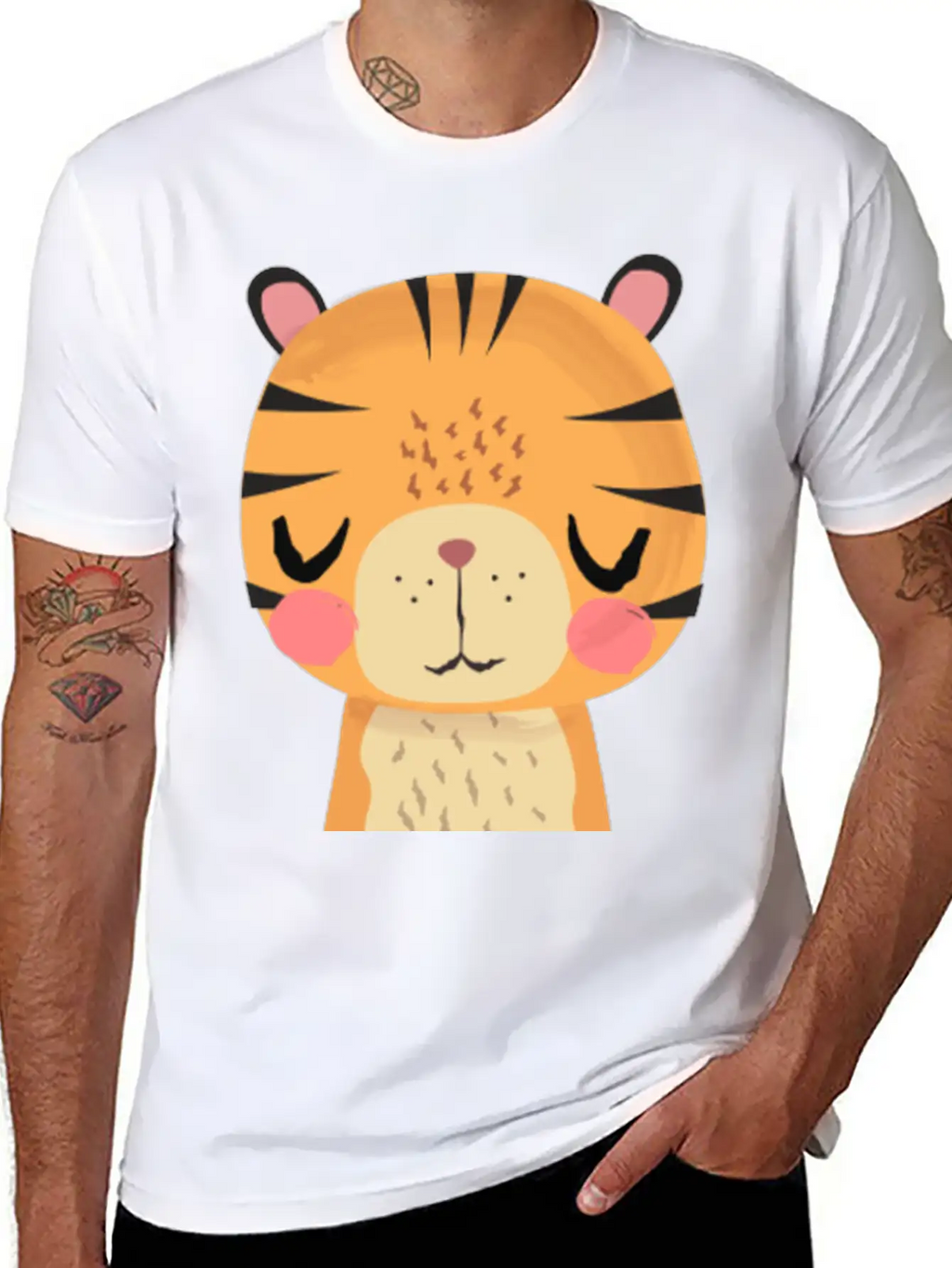 Love, Tiger, Feelings, Emotion, Lovers, Baby Classic Cotton Tee – Unisex Comfort For Any Season
